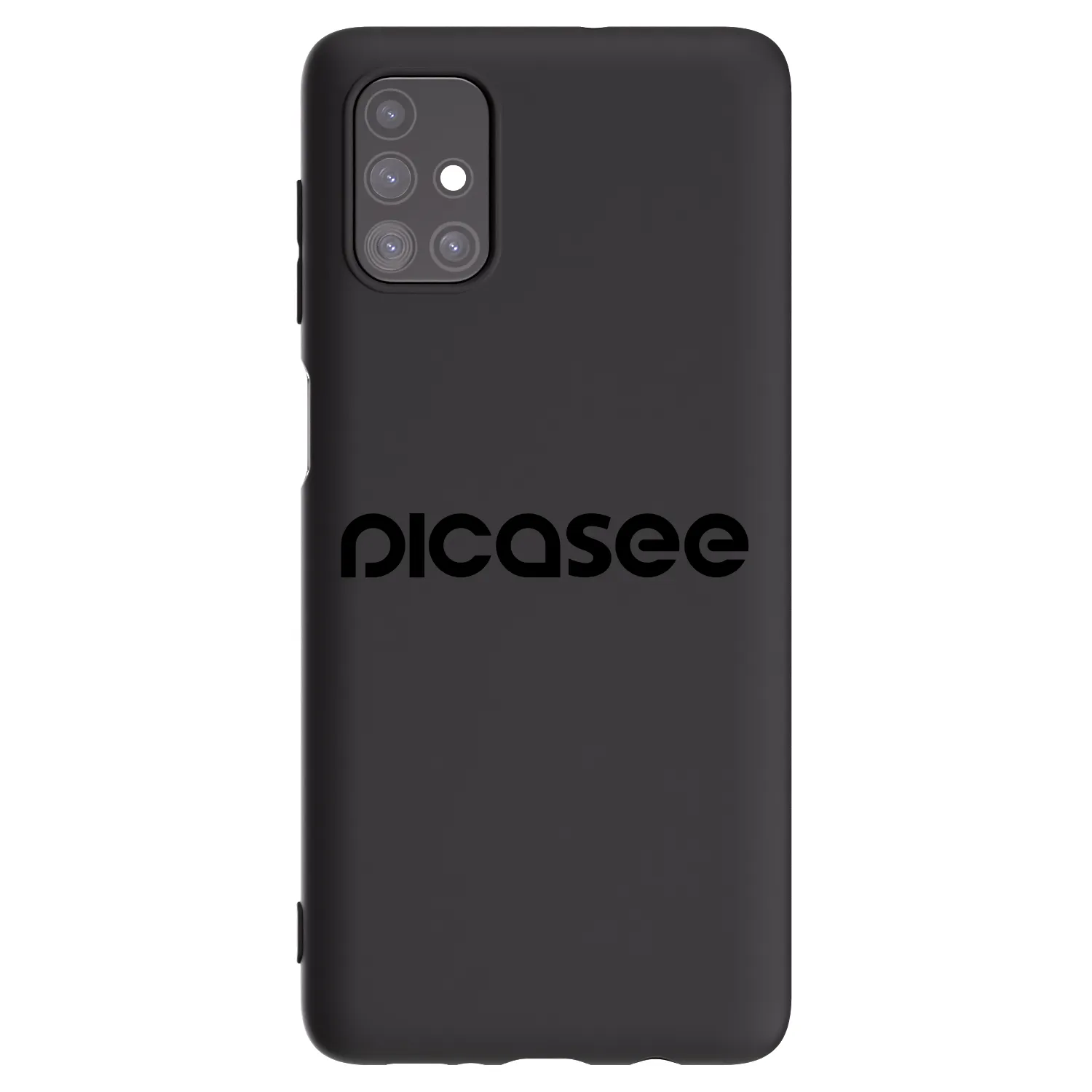 Picasee silikonowe czarne etui na Samsung Galaxy M51 M515F - Picasee - new logo - black