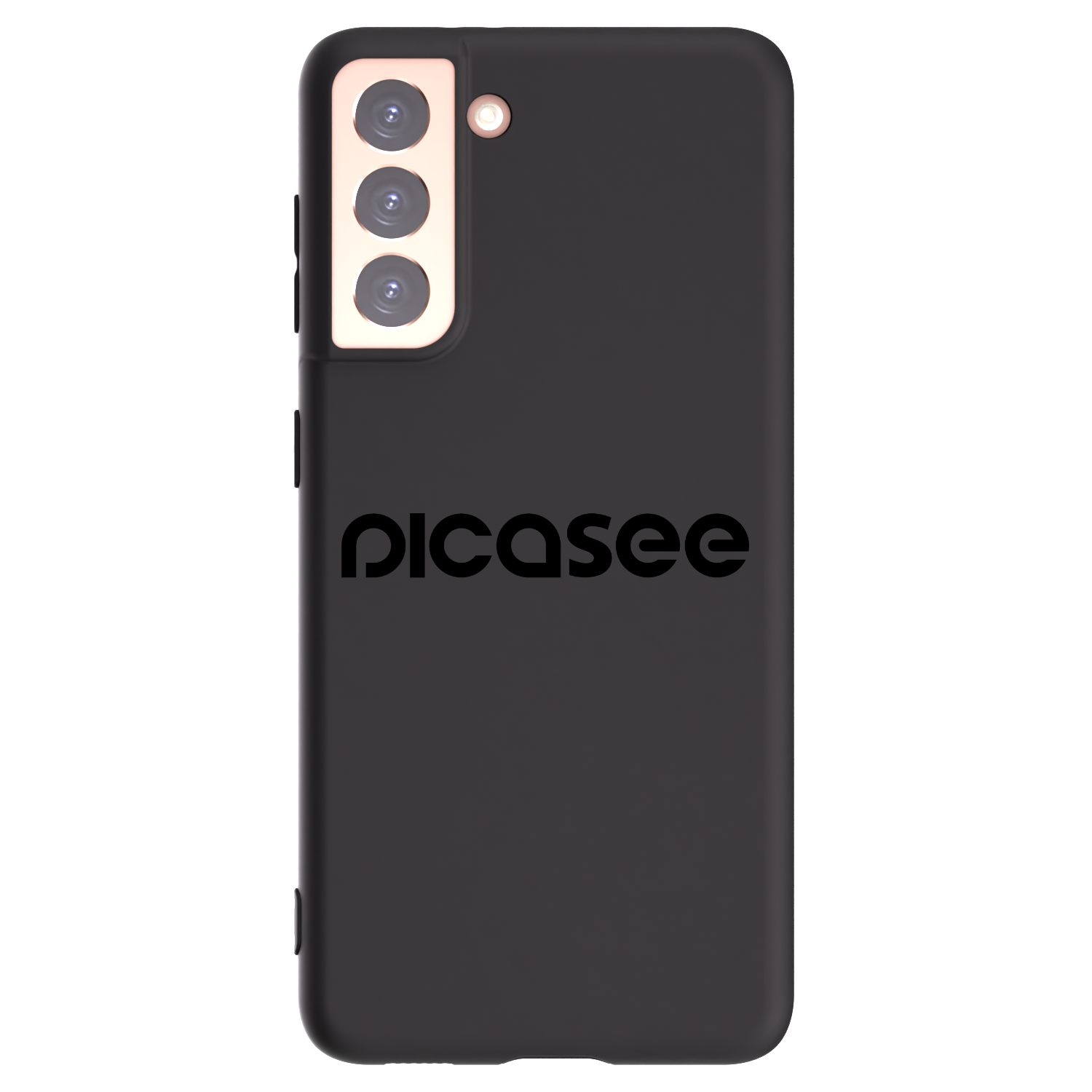 Picasee silikonowe czarne etui na Samsung Galaxy S21 5G G991B - Picasee - new logo - black