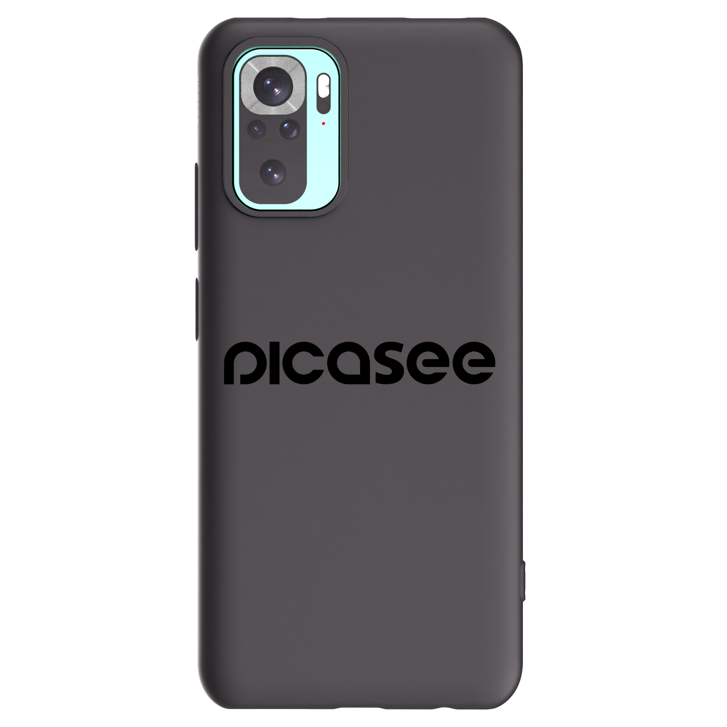 Picasee silikonowe czarne etui na Xiaomi Redmi Note 10 Pro - Picasee - new logo - black
