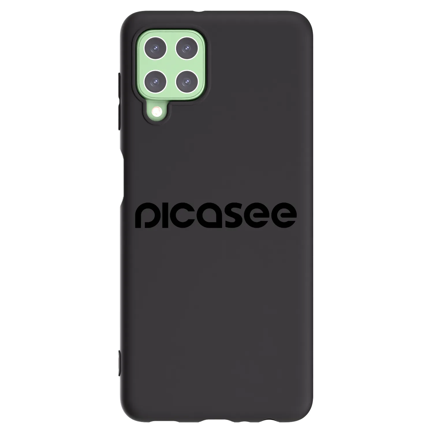 Picasee silikonowe czarne etui na Samsung Galaxy A22 A225F 4G - Picasee - new logo - black