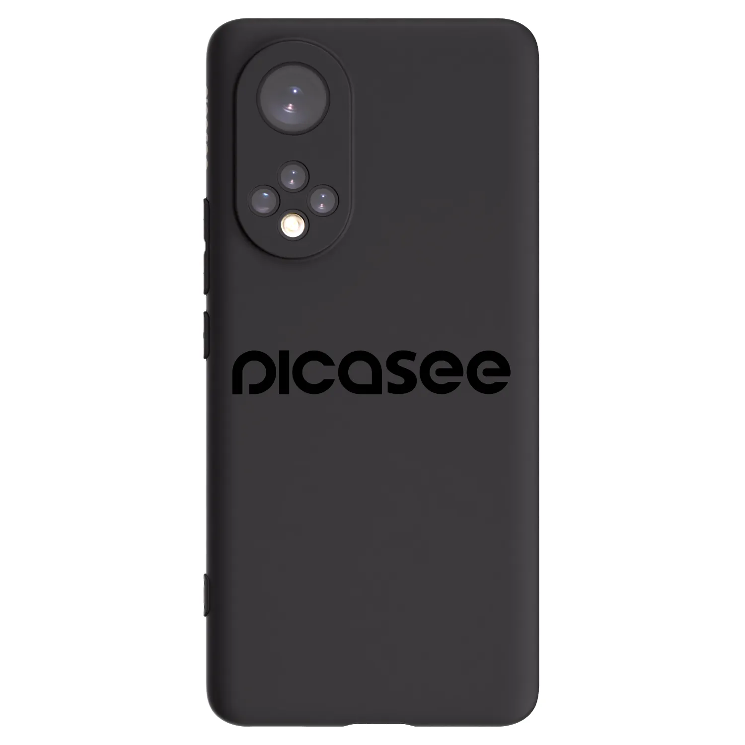 Picasee silikonowe czarne etui na Honor 50 5G - Picasee - new logo - black