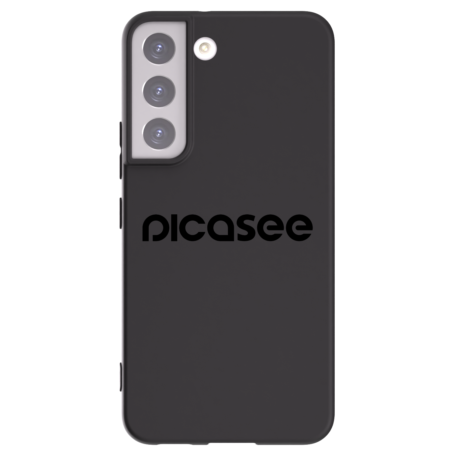 Picasee silikonowe czarne etui na Samsung Galaxy S22 5G - Picasee - new logo - black