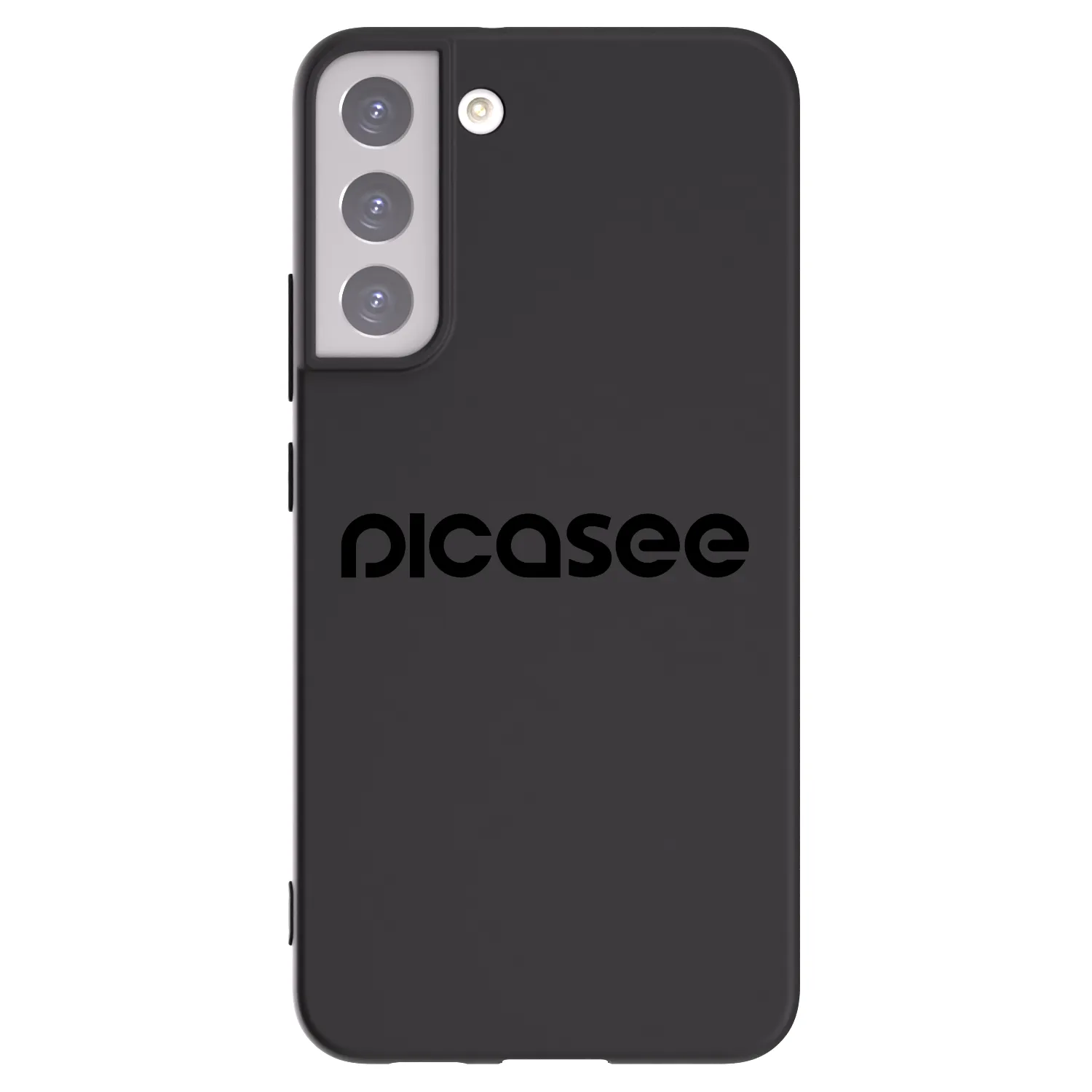 Picasee silikonowe czarne etui na Samsung Galaxy S22+ 5G - Picasee - new logo - black