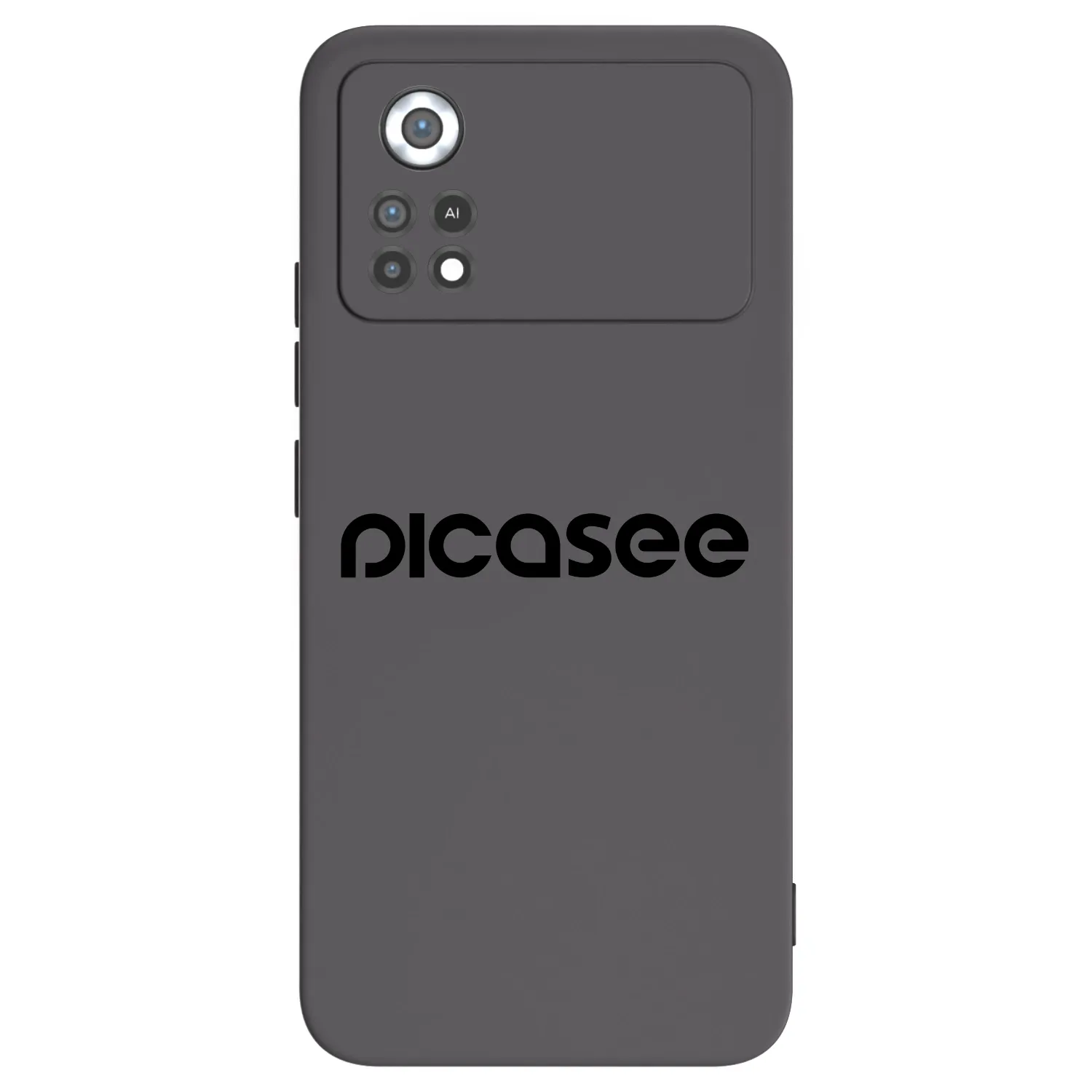 Picasee silikonowe czarne etui na Xiaomi Poco X4 Pro 5G - Picasee - new logo - black