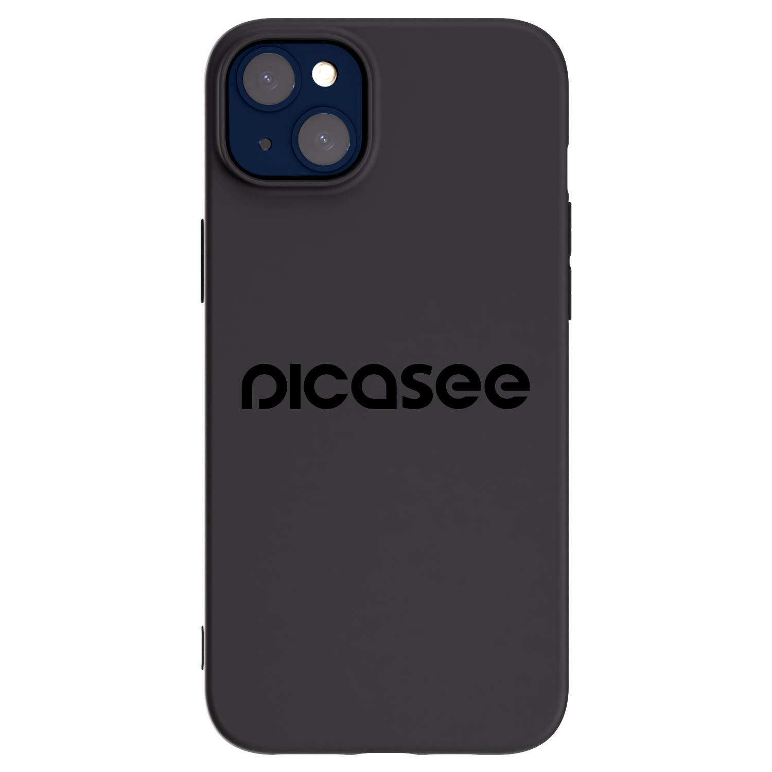 Picasee silikonowe czarne etui na Apple iPhone 14 Plus - Picasee - new logo - black