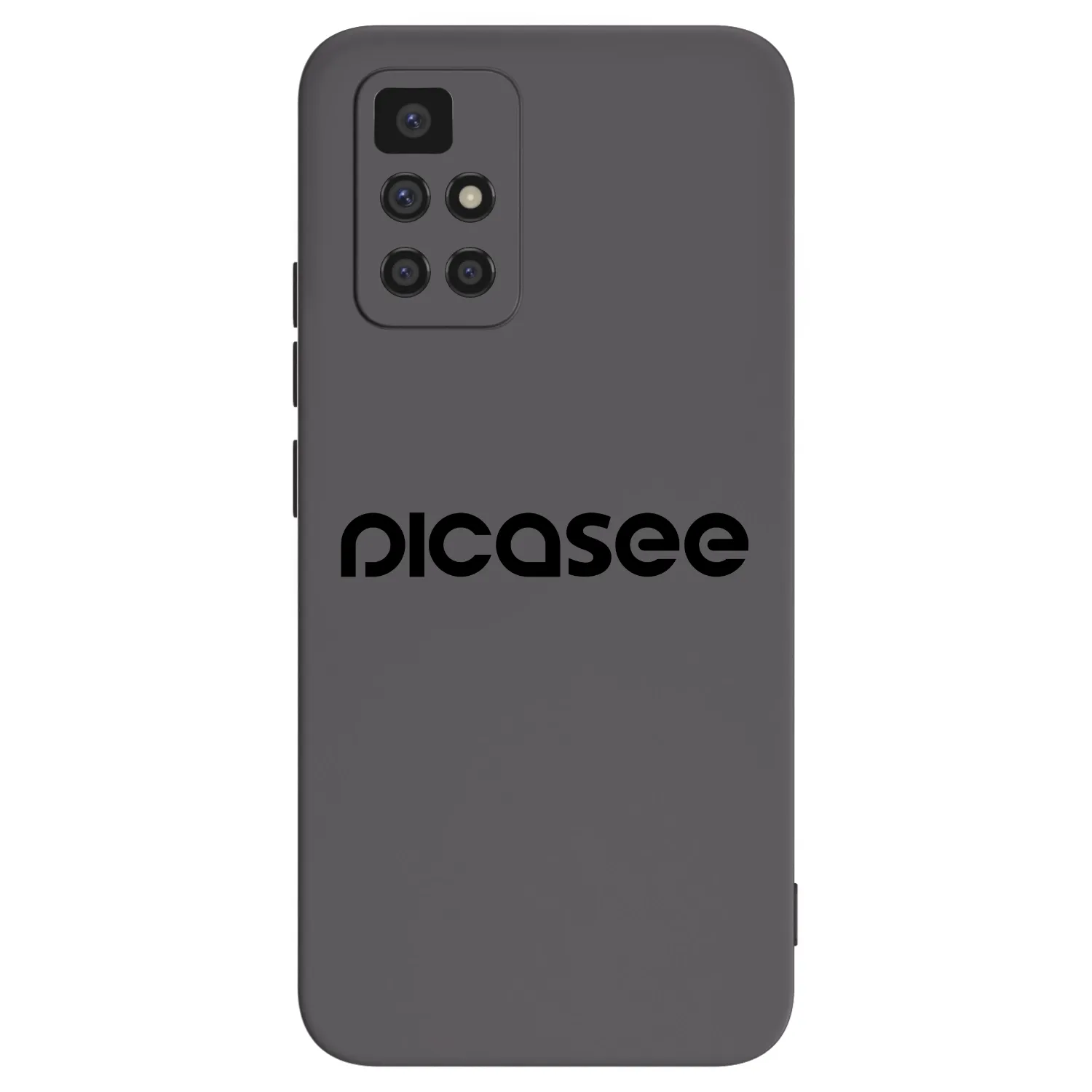 Picasee silikonowe czarne etui na Xiaomi Redmi 10 (2022) - Picasee - new logo - black