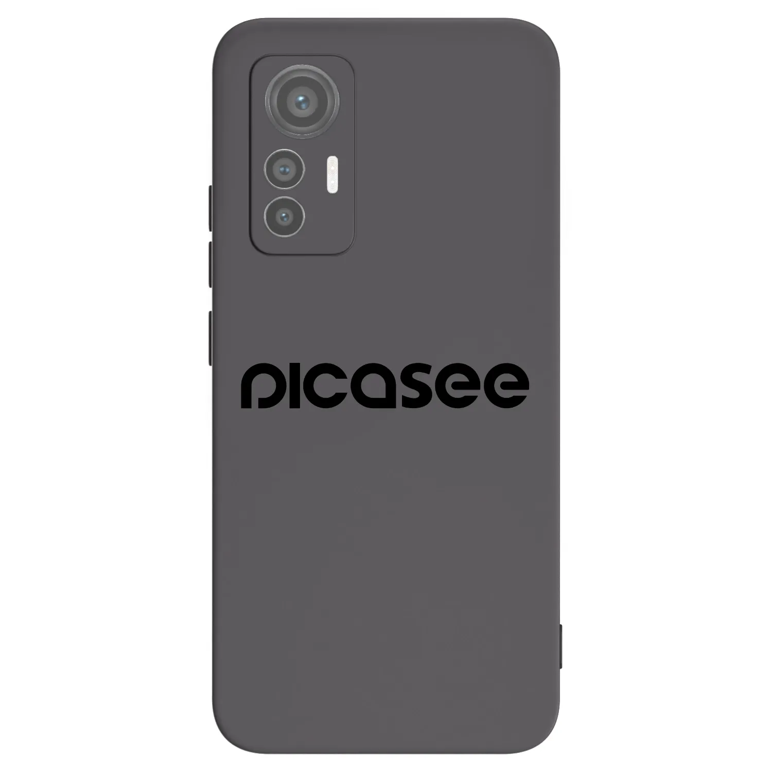 Picasee silikonowe czarne etui na Xiaomi 12 Lite - Picasee - new logo - black