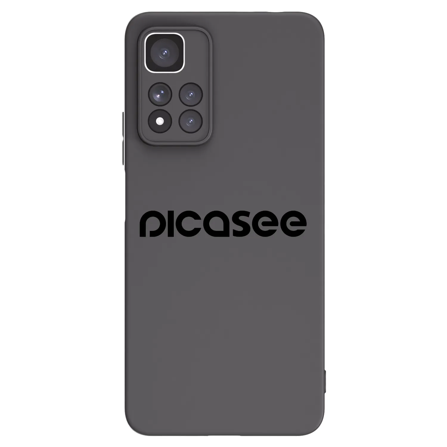 Picasee silikonowe czarne etui na Xiaomi Redmi Note 11 Pro+ 5G - Picasee - new logo - black