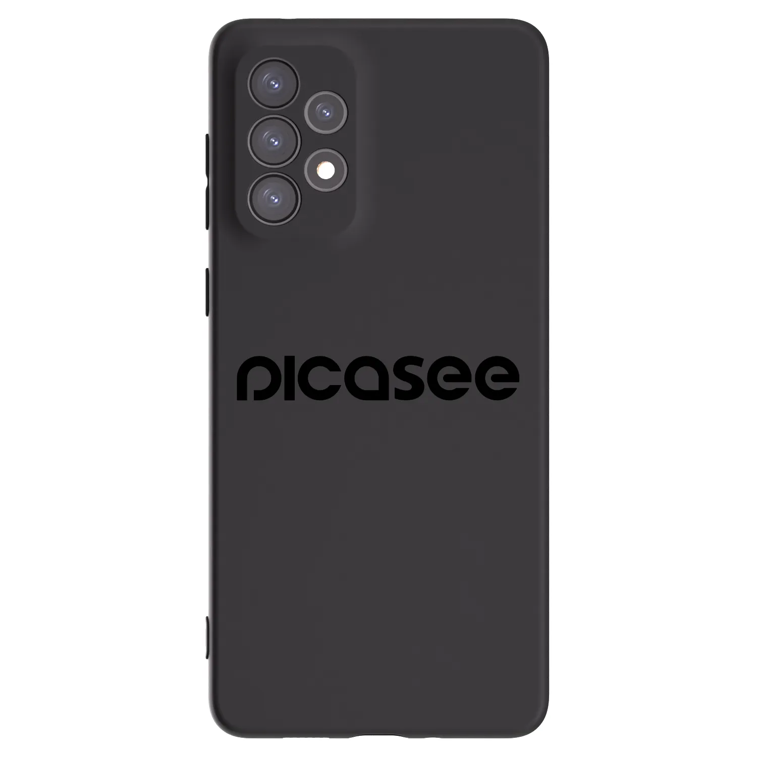 Picasee silikonowe czarne etui na Samsung Galaxy A73 5G - Picasee - new logo - black