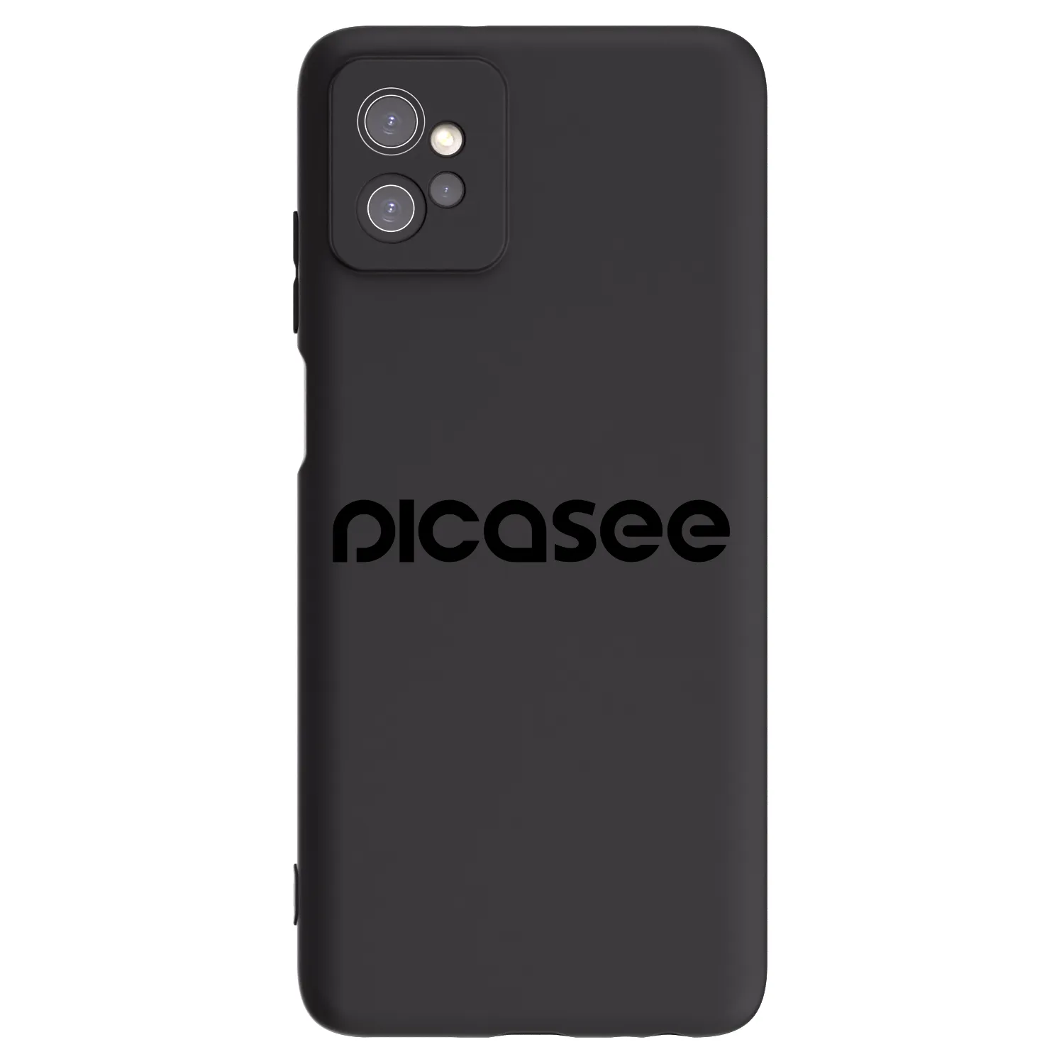 Picasee silikonowe czarne etui na Motorola Moto G32 - Picasee - new logo - black