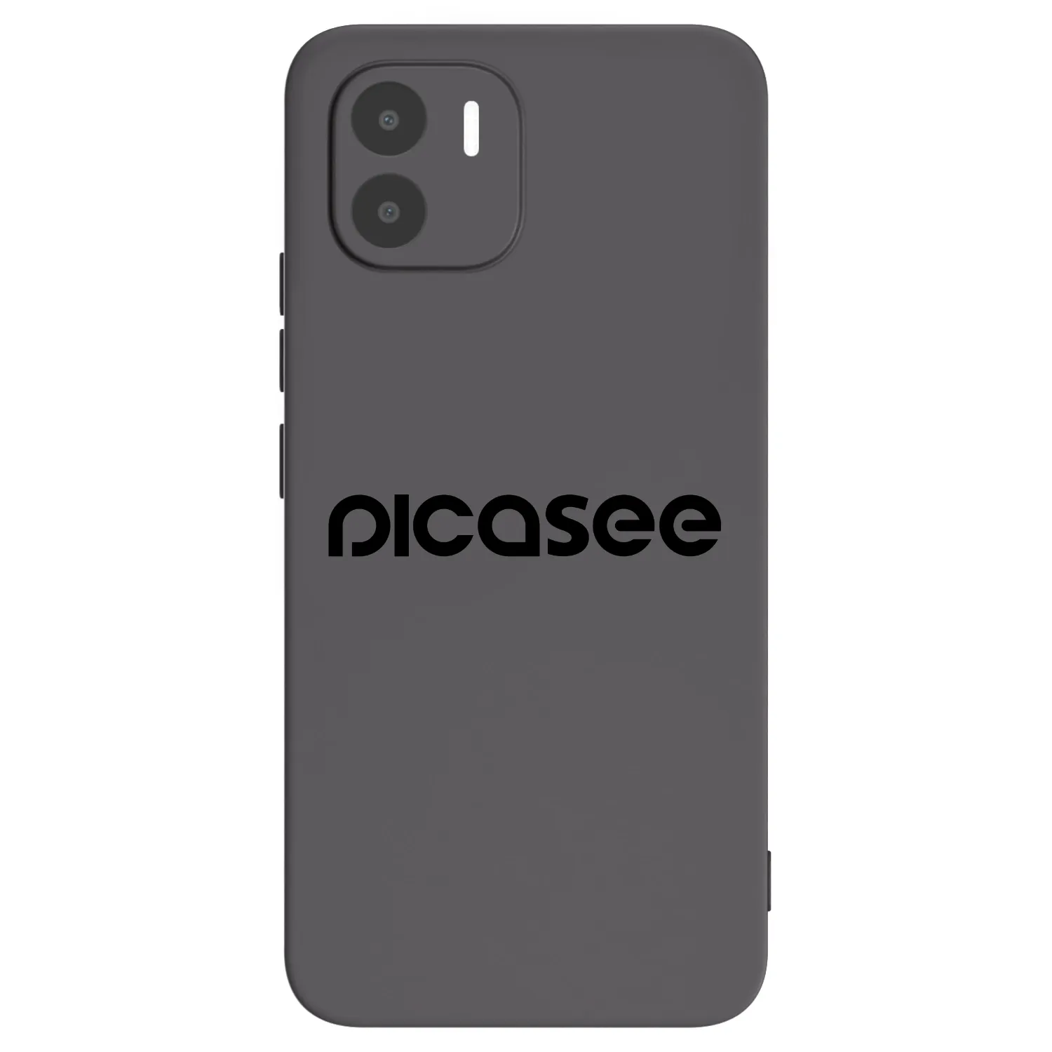 Picasee silikonowe czarne etui na Xiaomi Redmi A1 - Picasee - new logo - black