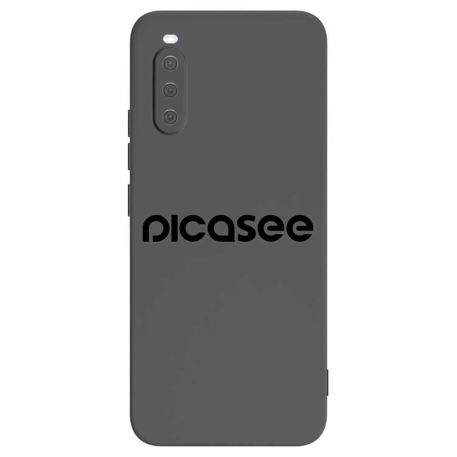Picasee silikonowe czarne etui na Sony Xperia 10 III - Picasee - new logo - black