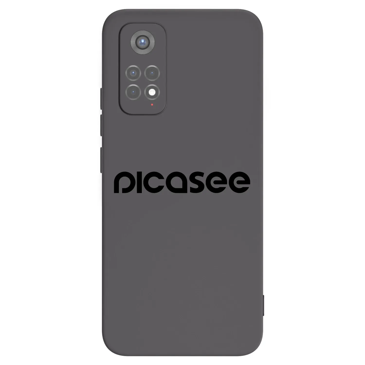 Picasee silikonowe czarne etui na Xiaomi Redmi Note 11S 5G - Picasee - new logo - black