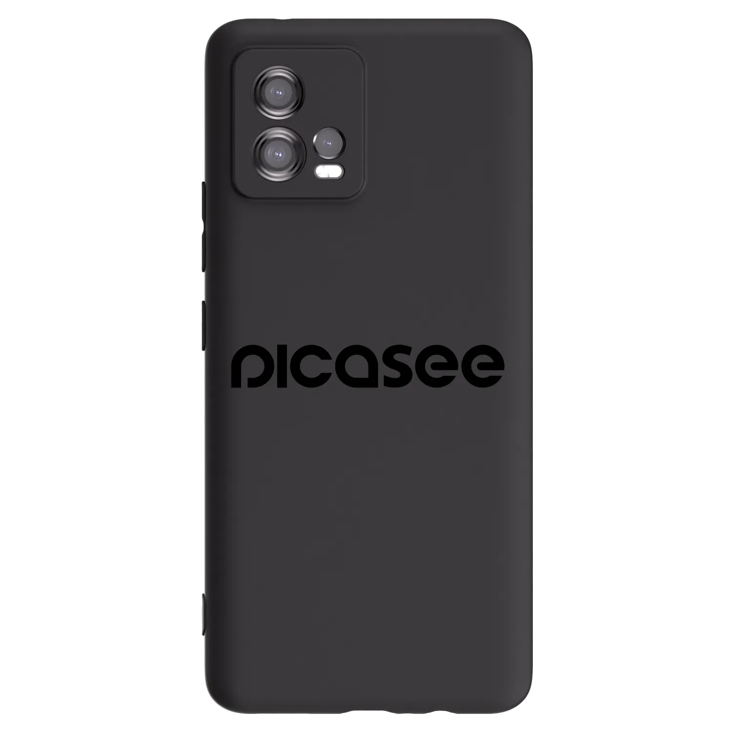 Picasee silikonowe czarne etui na Motorola Moto G72 - Picasee - new logo - black
