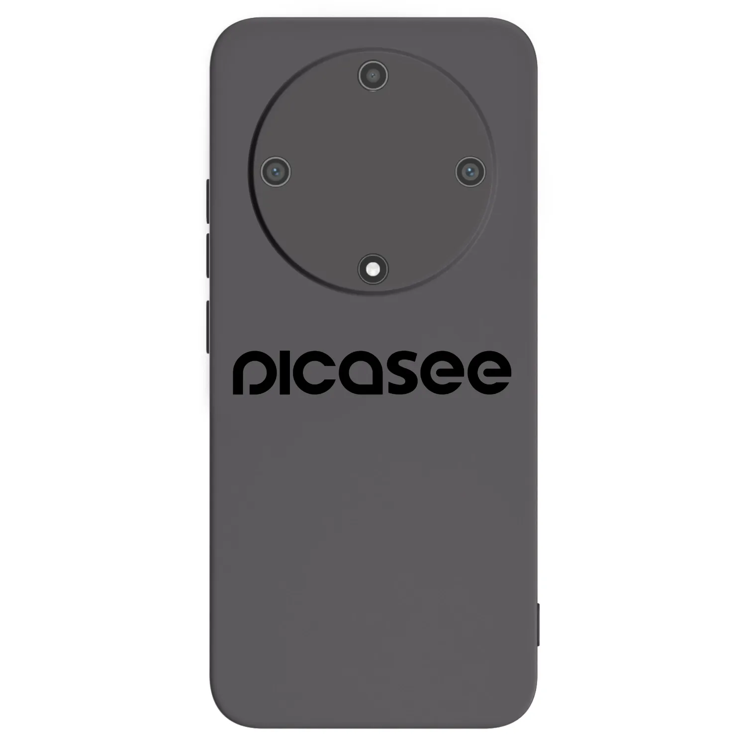Picasee silikonowe czarne etui na Honor Magic5 Lite 5G - Picasee - new logo - black