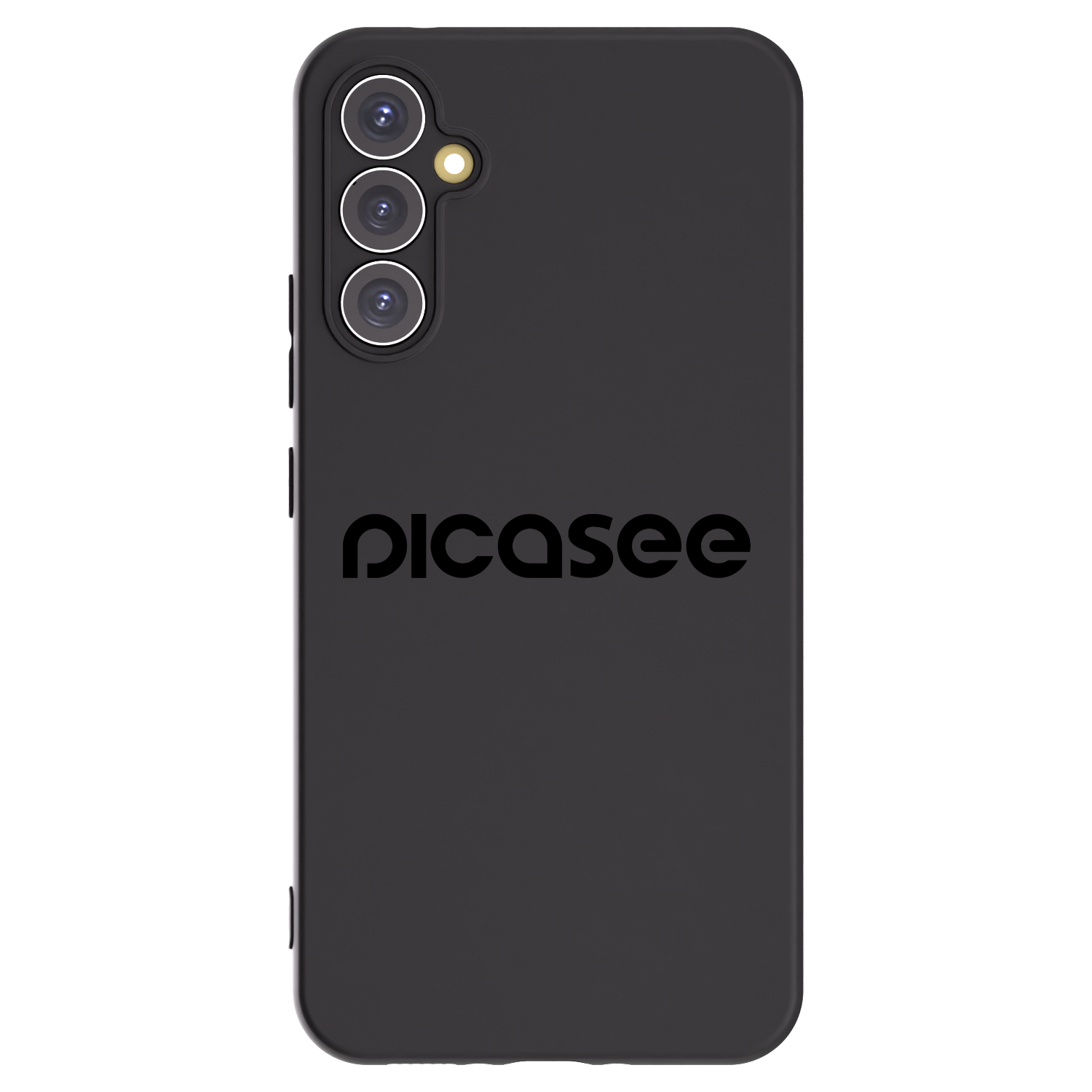 Picasee silikonowe czarne etui na Samsung Galaxy A34 5G A346B - Picasee - new logo - black