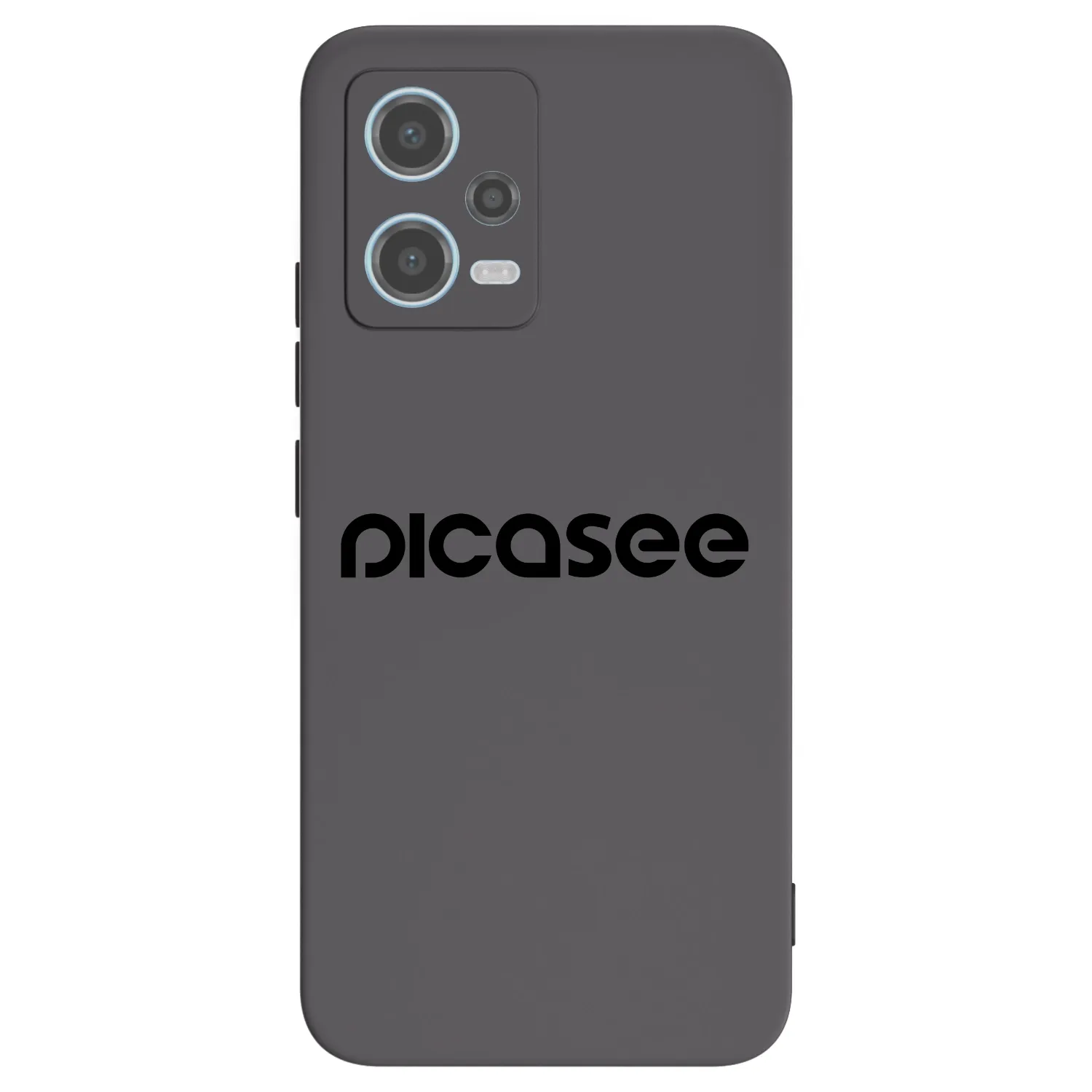 Picasee silikonowe czarne etui na Xiaomi Redmi Note 12 5G - Picasee - new logo - black