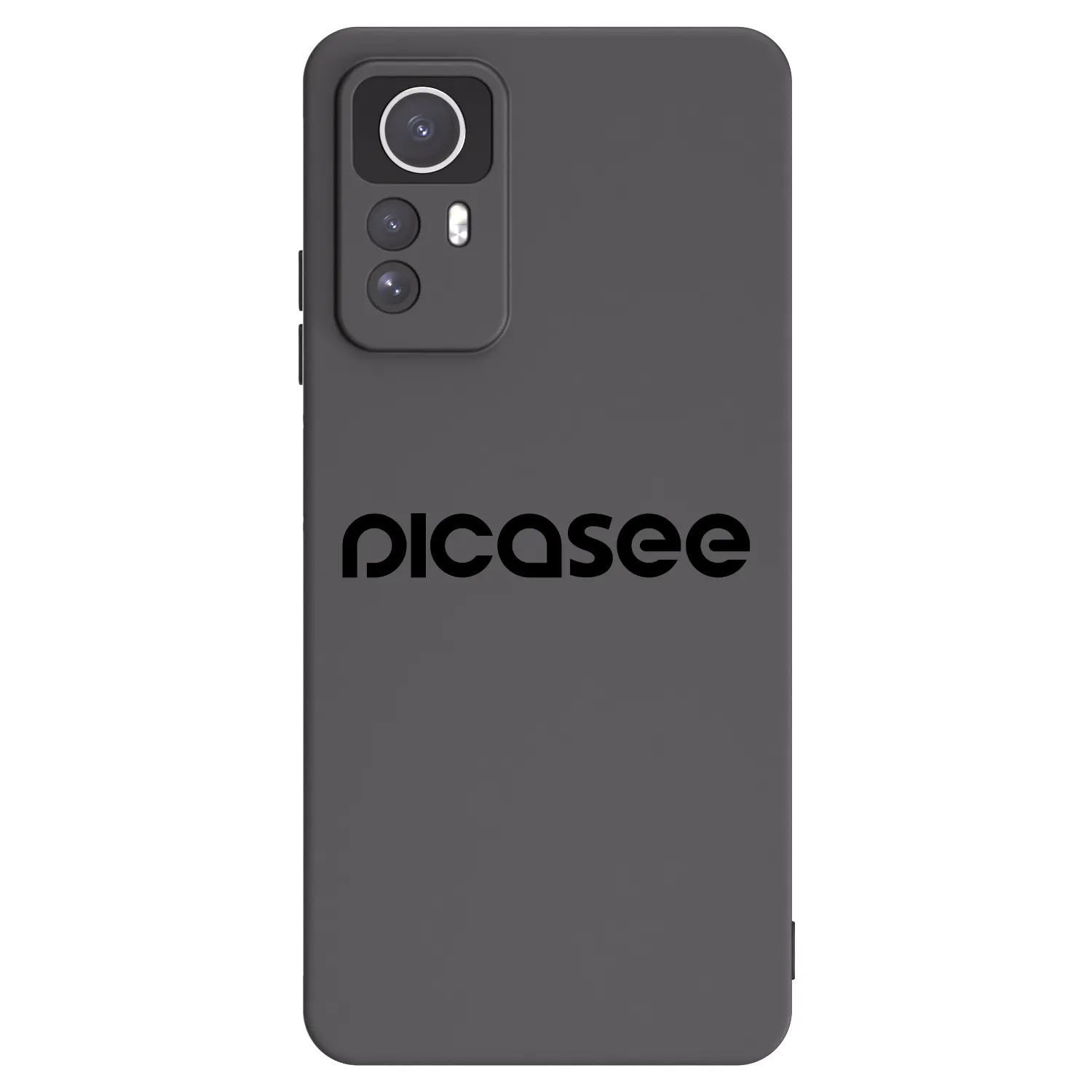 Picasee silikonowe czarne etui na Xiaomi Redmi Note 12S - Picasee - new logo - black