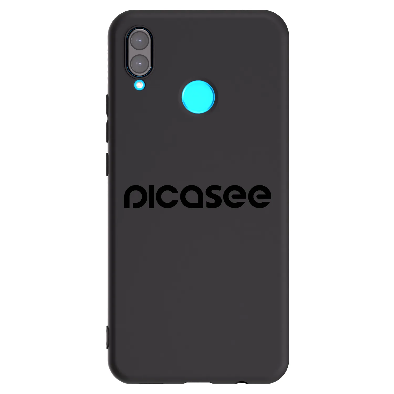 Picasee silikonowe czarne etui na Huawei Nova 3 - Picasee - new logo - black
