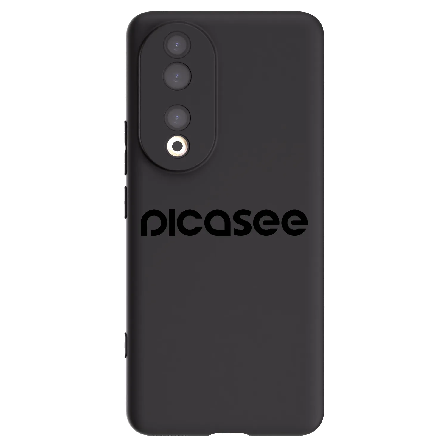 Picasee silikonowe czarne etui na Honor 90 5G - Picasee - new logo - black