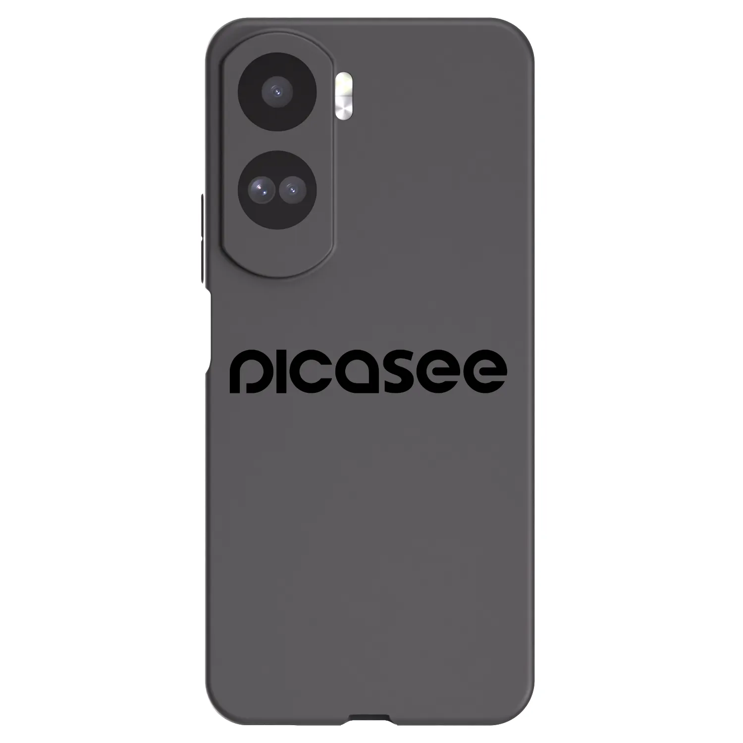 Picasee silikonowe czarne etui na Honor 90 Lite 5G - Picasee - new logo - black