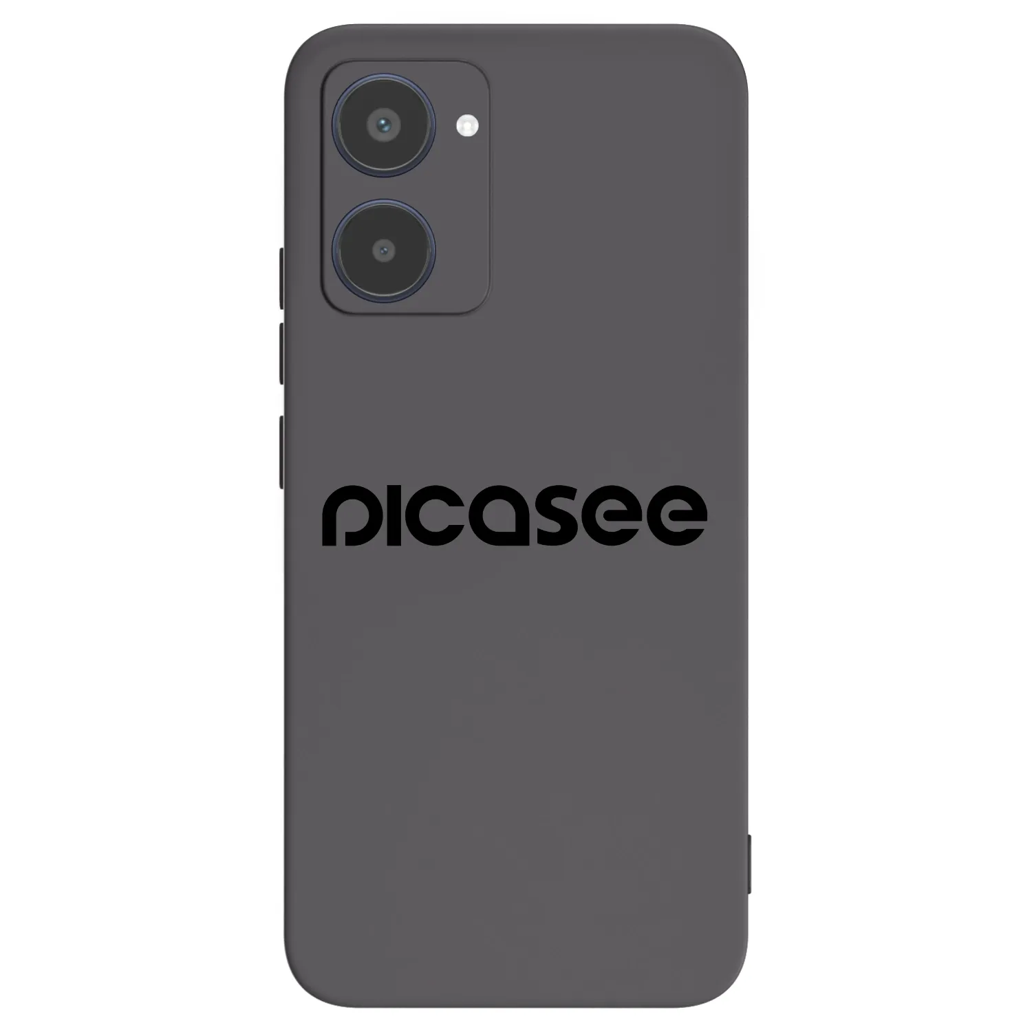 Picasee silikonowe czarne etui na Realme 10 4G - Picasee - new logo - black