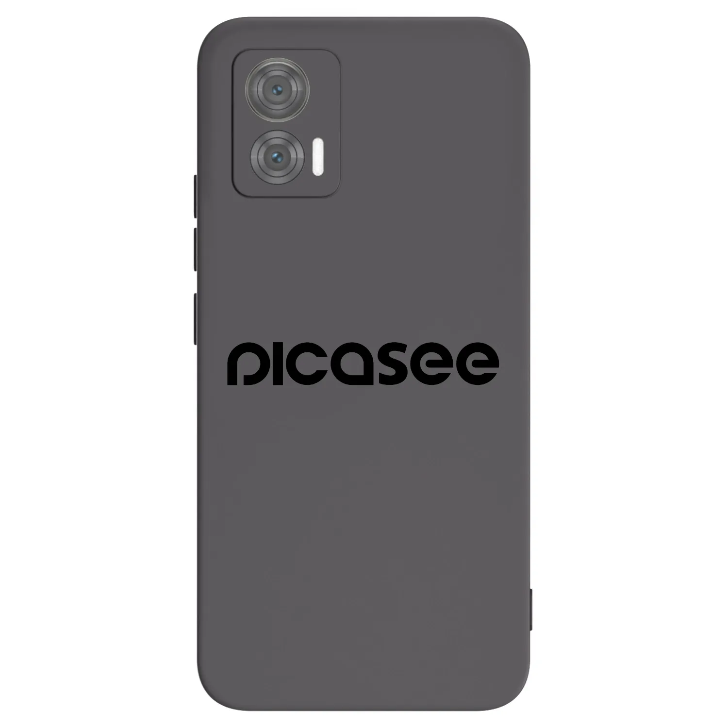 Picasee silikonowe czarne etui na Motorola Edge 30 Neo - Picasee - new logo - black
