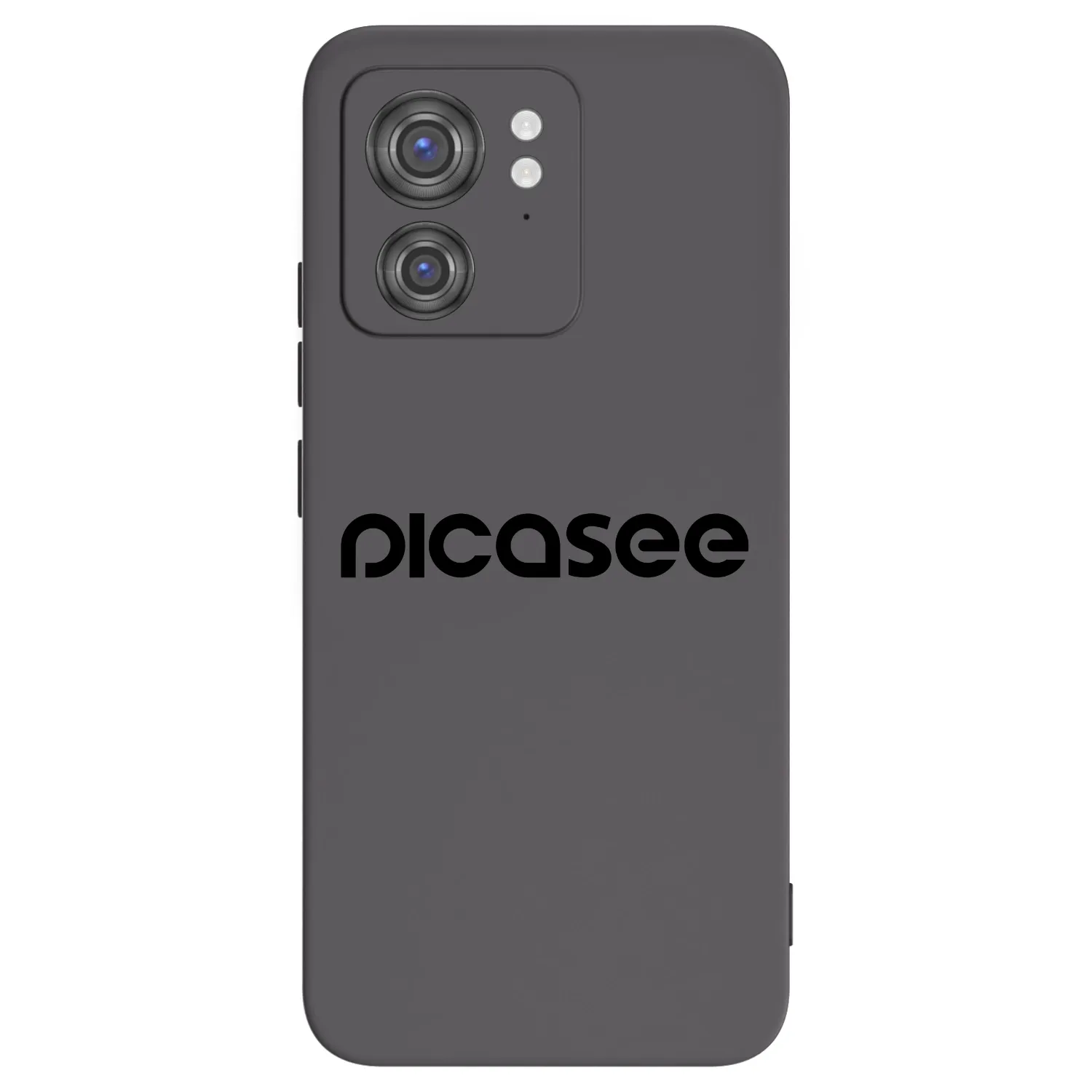 Picasee silikonowe czarne etui na Motorola Edge 40 - Picasee - new logo - black