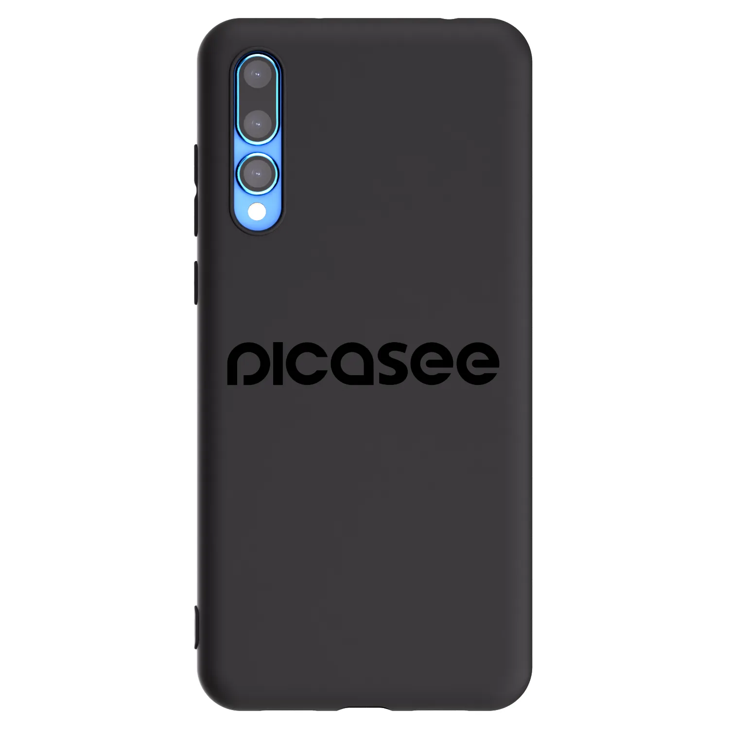 Picasee silikonowe czarne etui na Huawei P20 Pro - Picasee - new logo - black