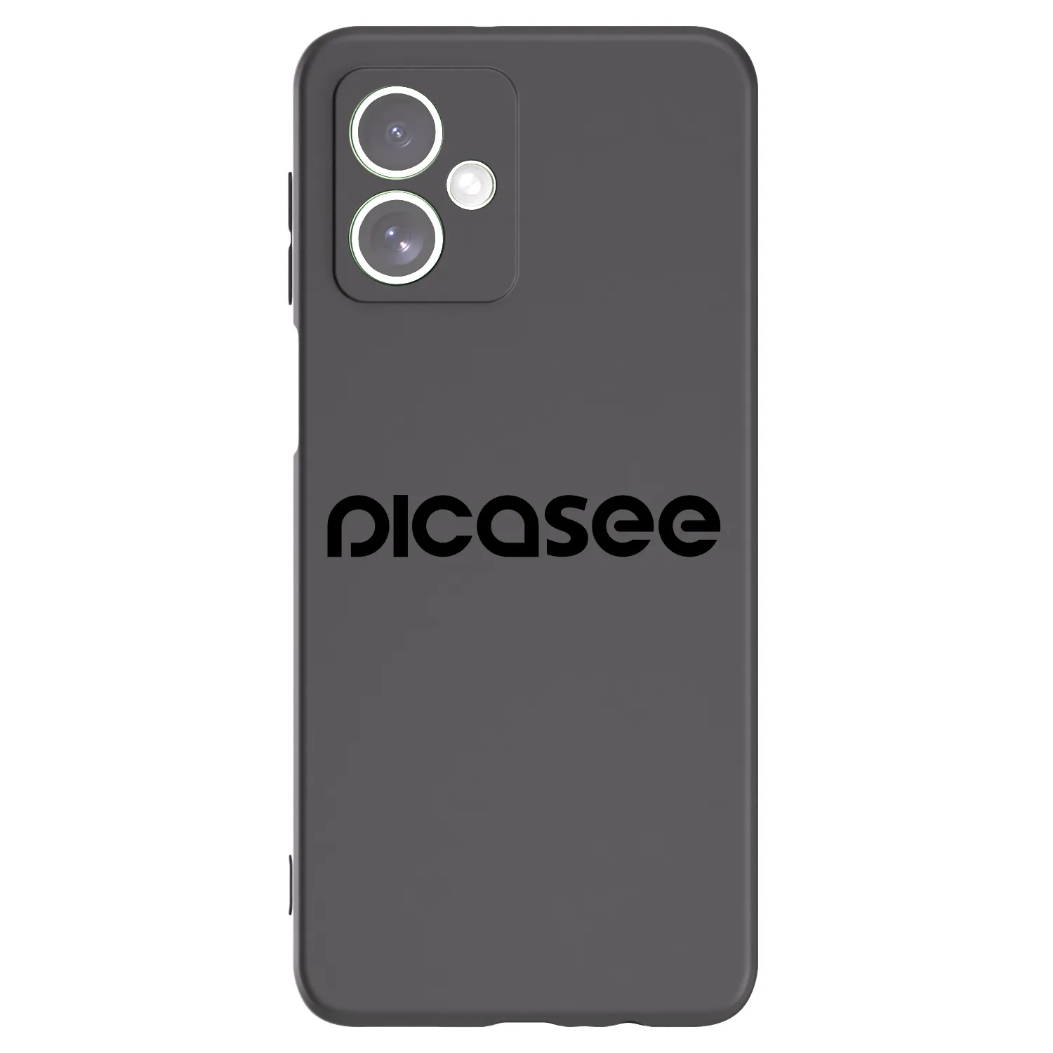Picasee silikonowe czarne etui na Motorola Moto G54 5G - Picasee - new logo - black