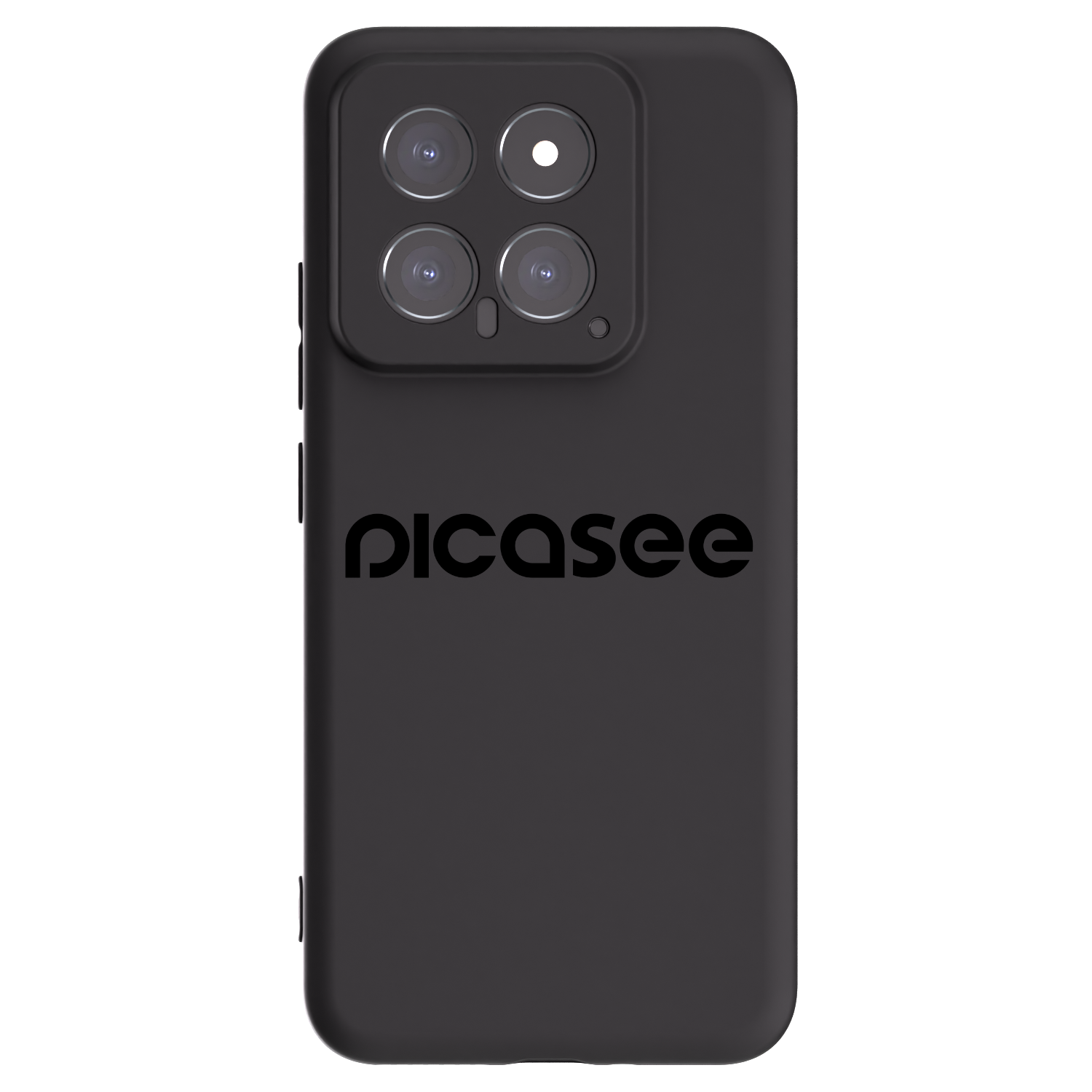 Picasee silikonowe czarne etui na Xiaomi 14 - Picasee - new logo - black