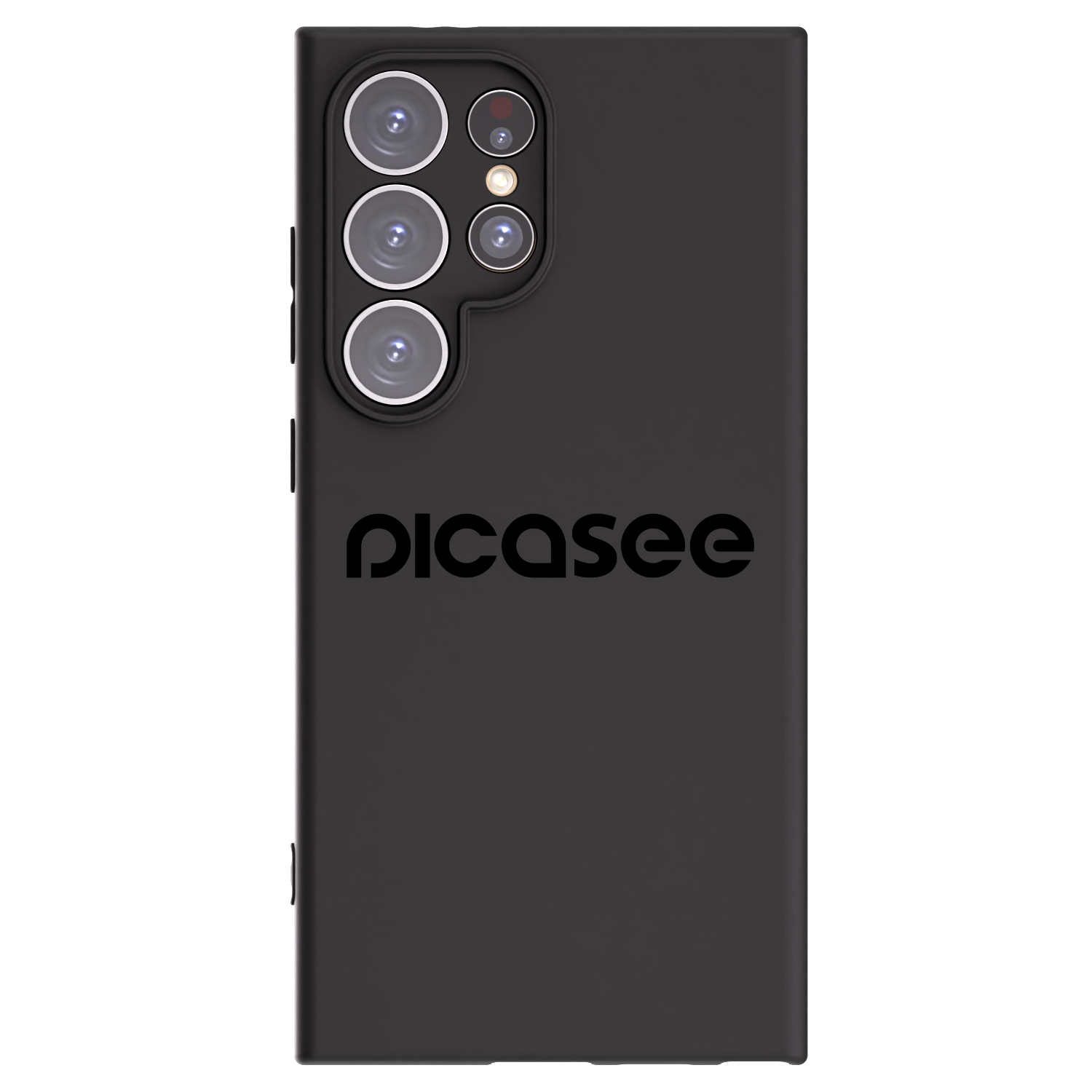 Picasee silikonowe czarne etui na Samsung Galaxy S24 Ultra S928B 5G - Picasee - new logo - black