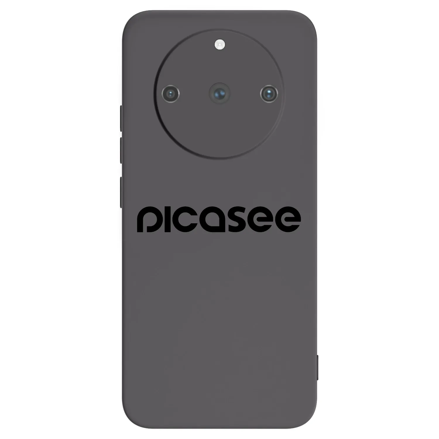 Picasee silikonowe czarne etui na Realme 11 Pro+ - Picasee - new logo - black