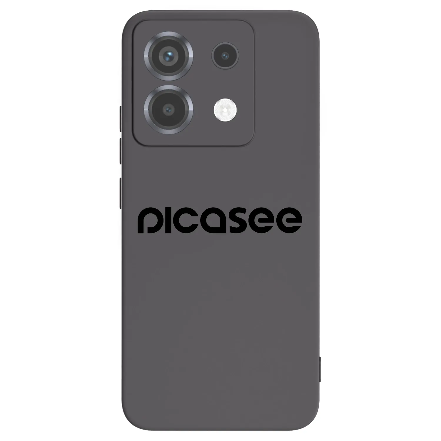Picasee silikonowe czarne etui na Xiaomi Poco X6 - Picasee - new logo - black