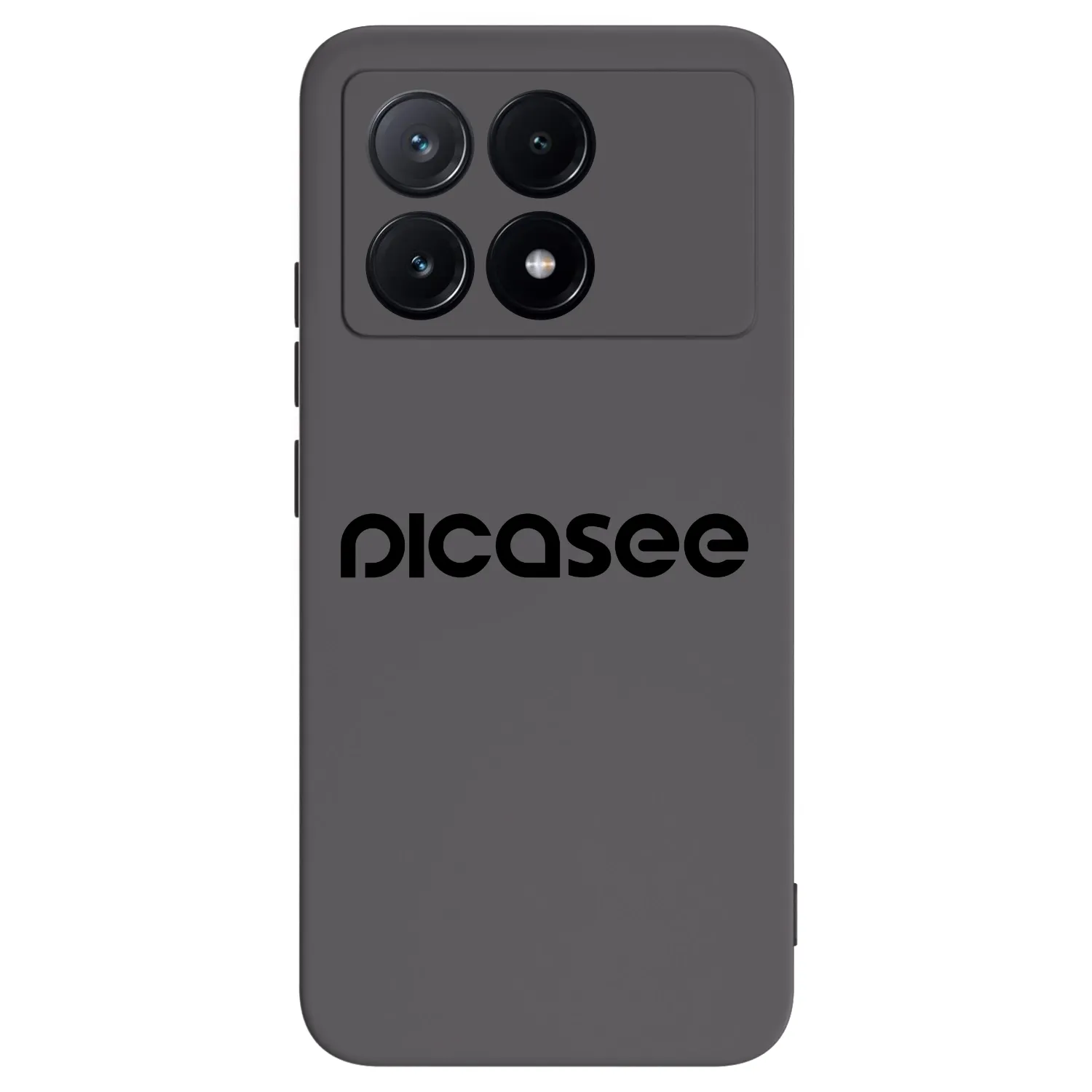 Picasee silikonowe czarne etui na Xiaomi Poco X6 Pro - Picasee - new logo - black