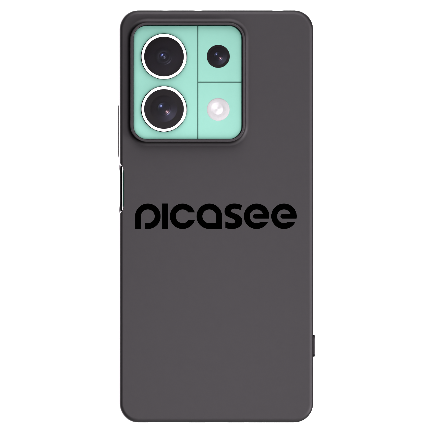 Picasee silikonowe czarne etui na Xiaomi Redmi Note 13 5G - Picasee - new logo - black