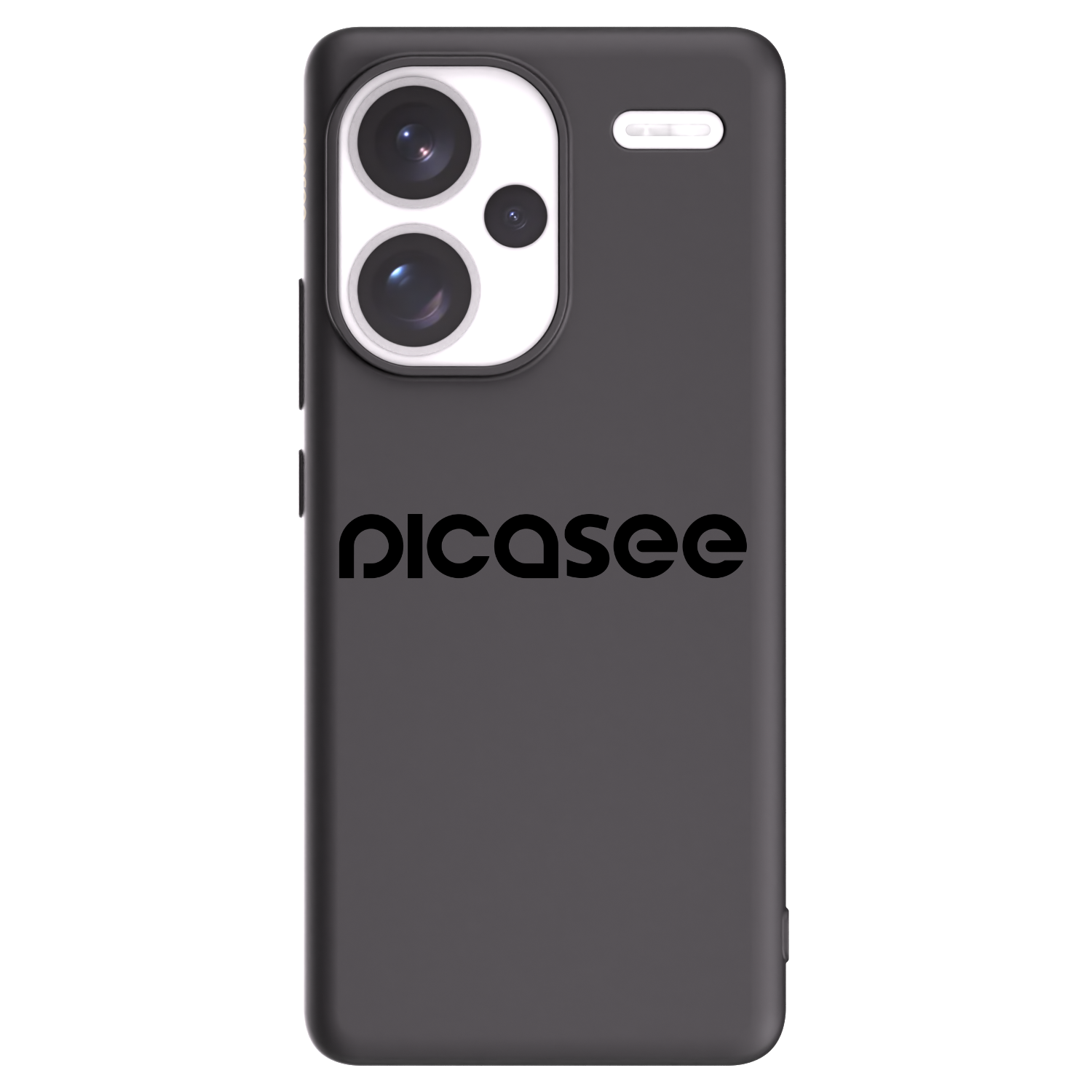 Picasee silikonowe czarne etui na Xiaomi Redmi Note 13 Pro+ 5G - Picasee - new logo - black