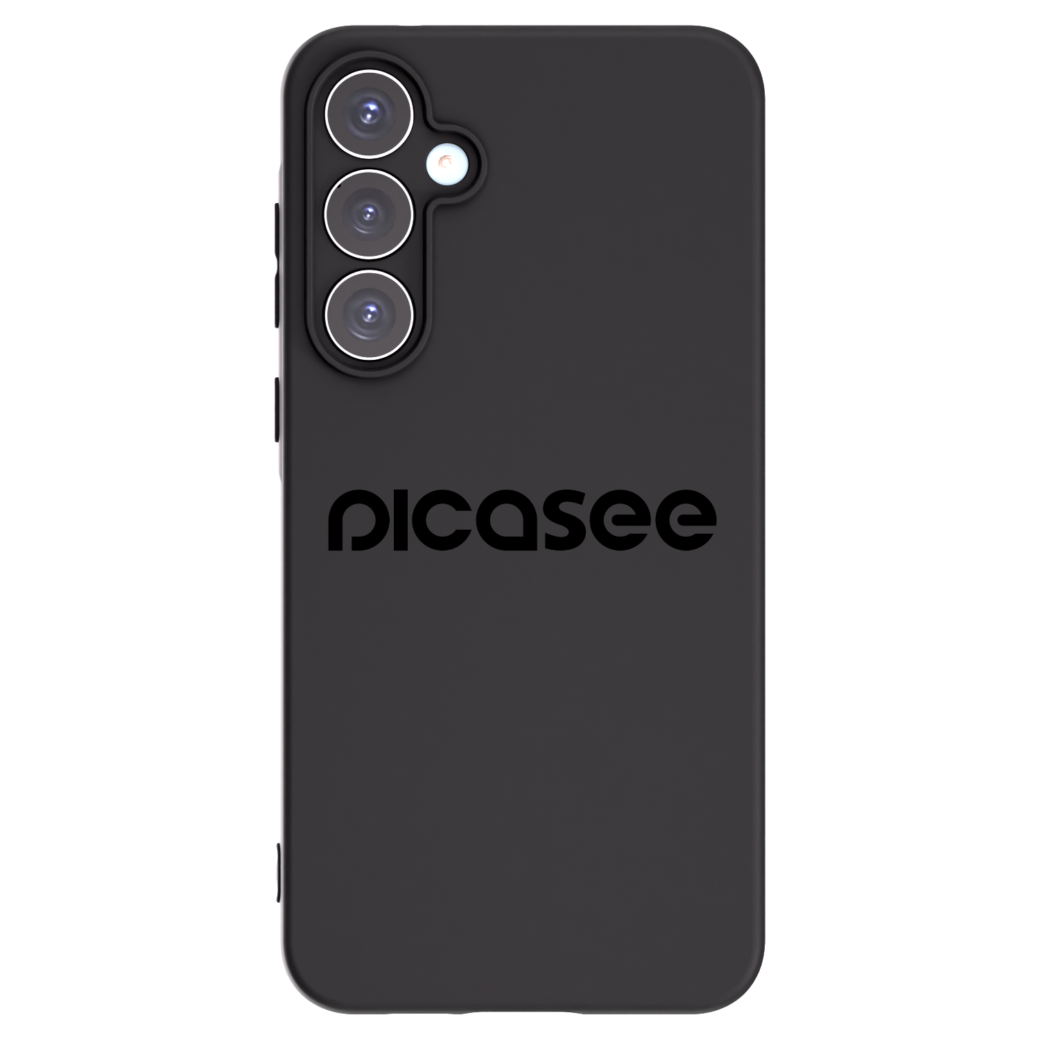 Picasee silikonowe czarne etui na Samsung Galaxy A55 5G A556B - Picasee - new logo - black