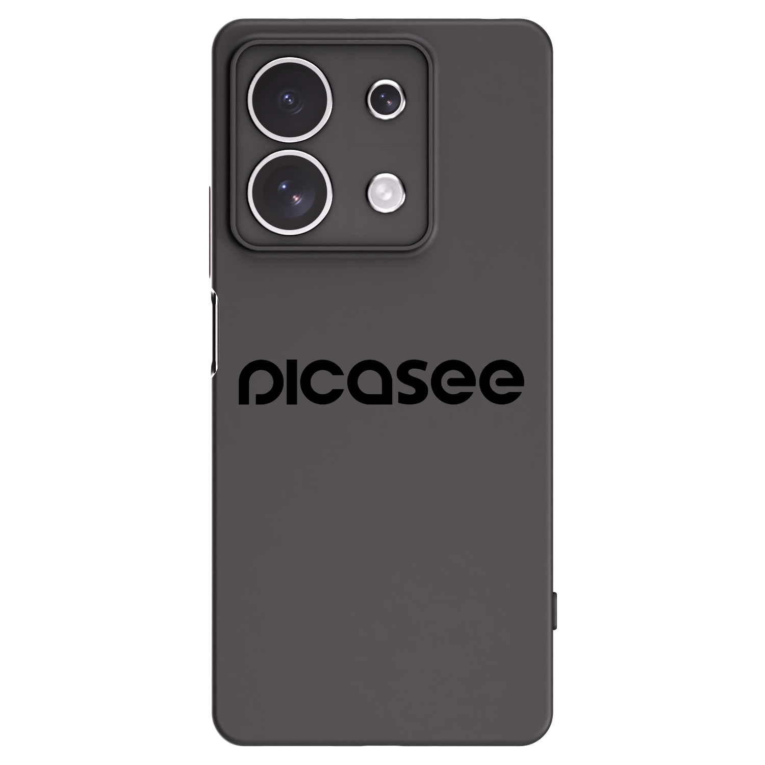 Picasee silikonowe czarne etui na Xiaomi Redmi Note 13 4G - Picasee - new logo - black