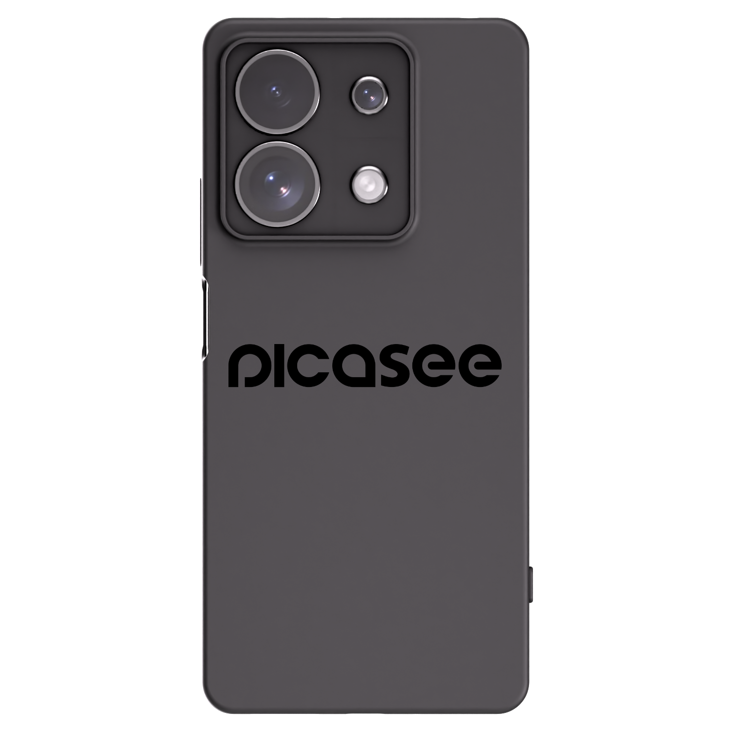 Picasee silikonowe czarne etui na Xiaomi Redmi Note 13 Pro 4G - Picasee - new logo - black