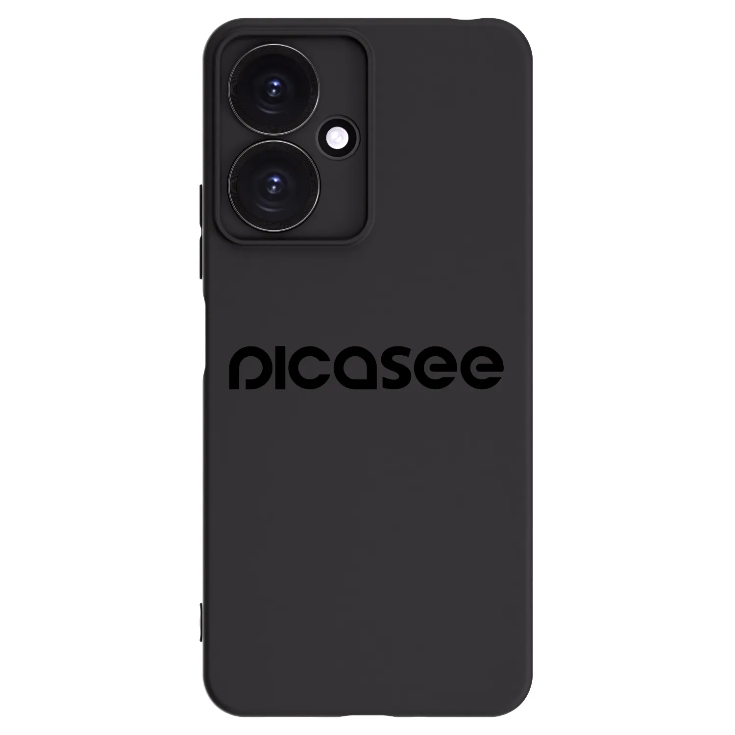 Picasee silikonowe czarne etui na Xiaomi Redmi 13C 5G - Picasee - new logo - black