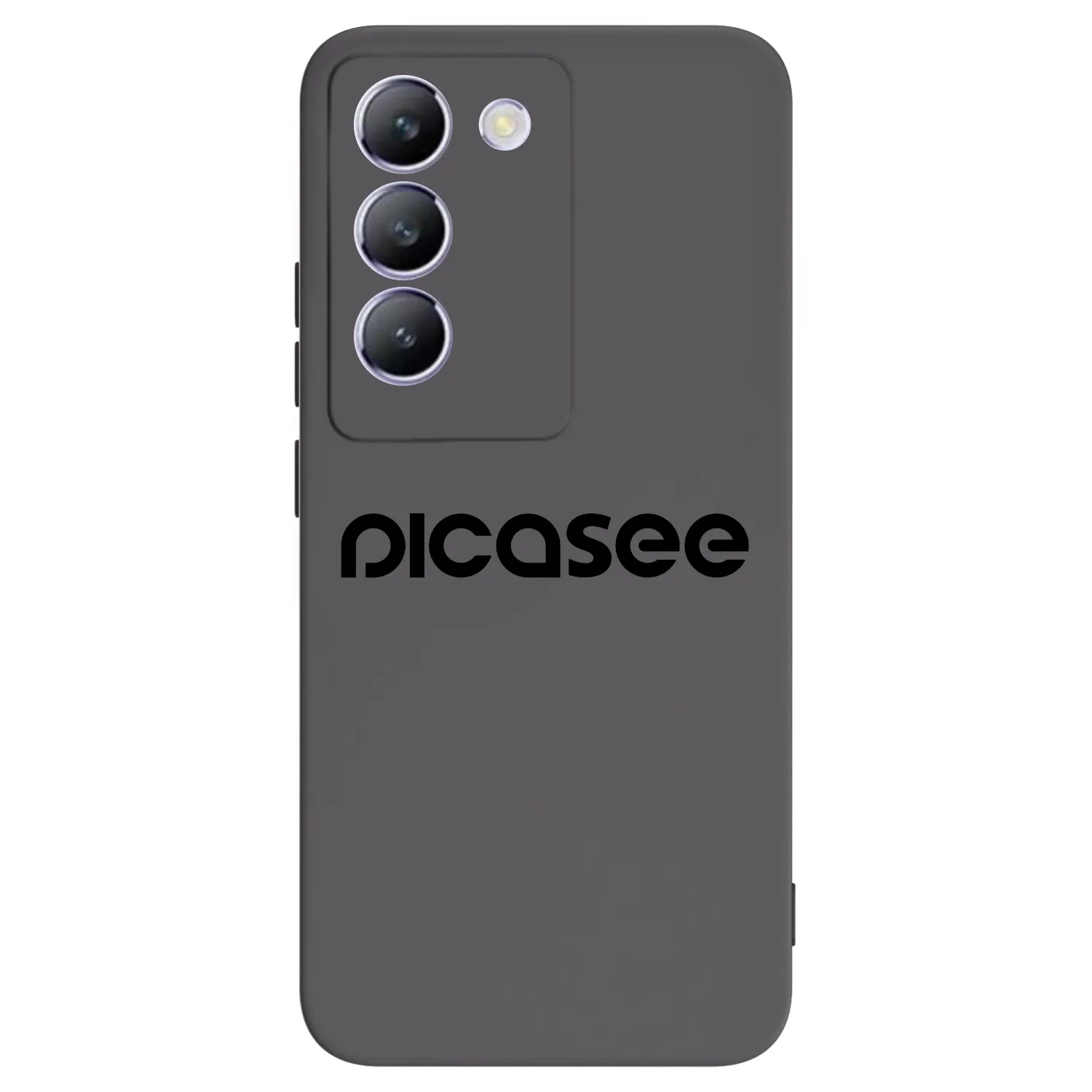 Picasee silikonowe czarne etui na Vivo V40 SE 5G - Picasee - new logo - black