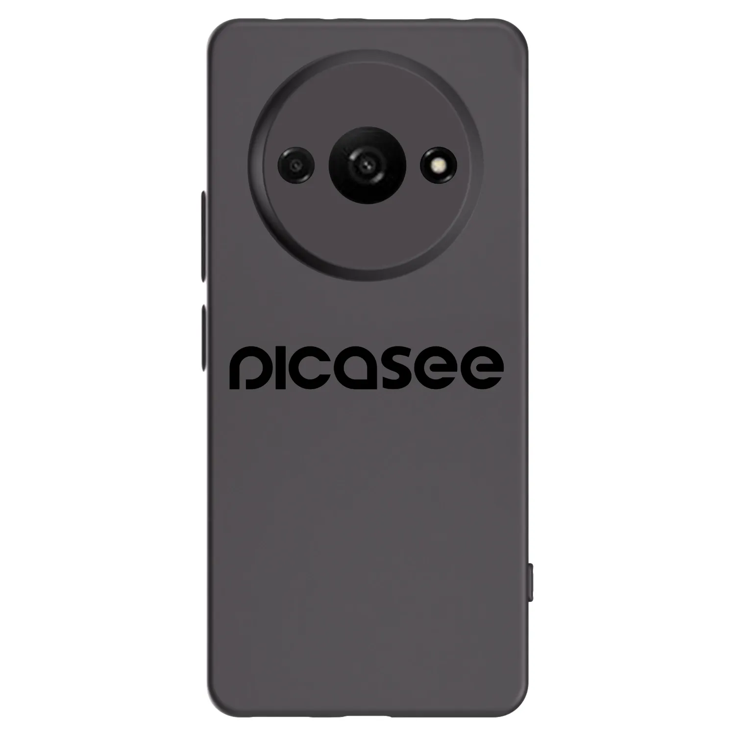 Picasee silikonowe czarne etui na Xiaomi Redmi A3 - Picasee - new logo - black