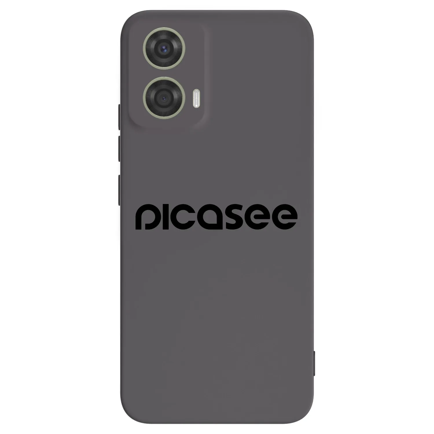 Picasee silikonowe czarne etui na Motorola Moto G24 - Picasee - new logo - black