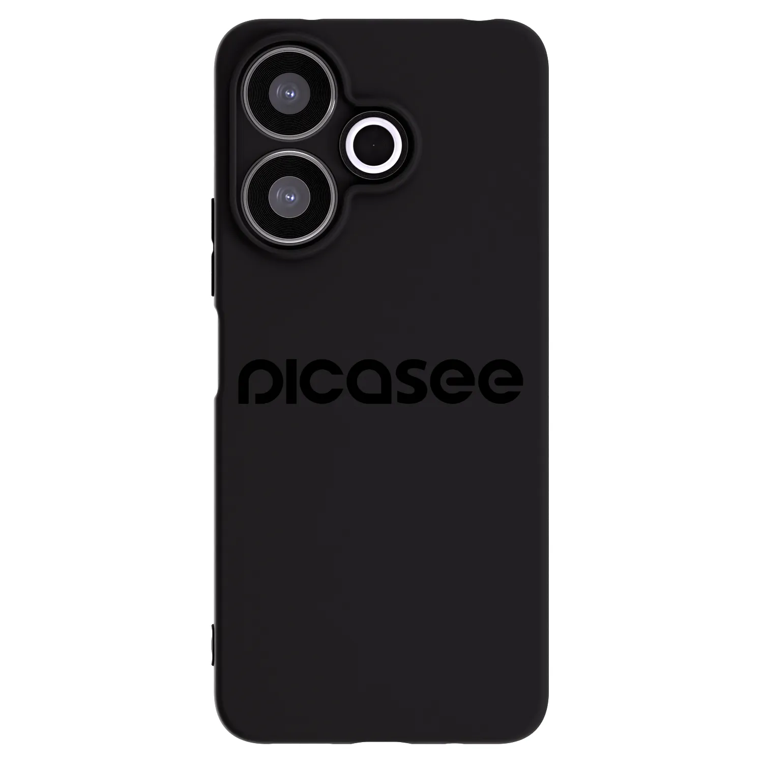 Picasee silikonowe czarne etui na Xiaomi Redmi 13 4G - Picasee - new logo - black