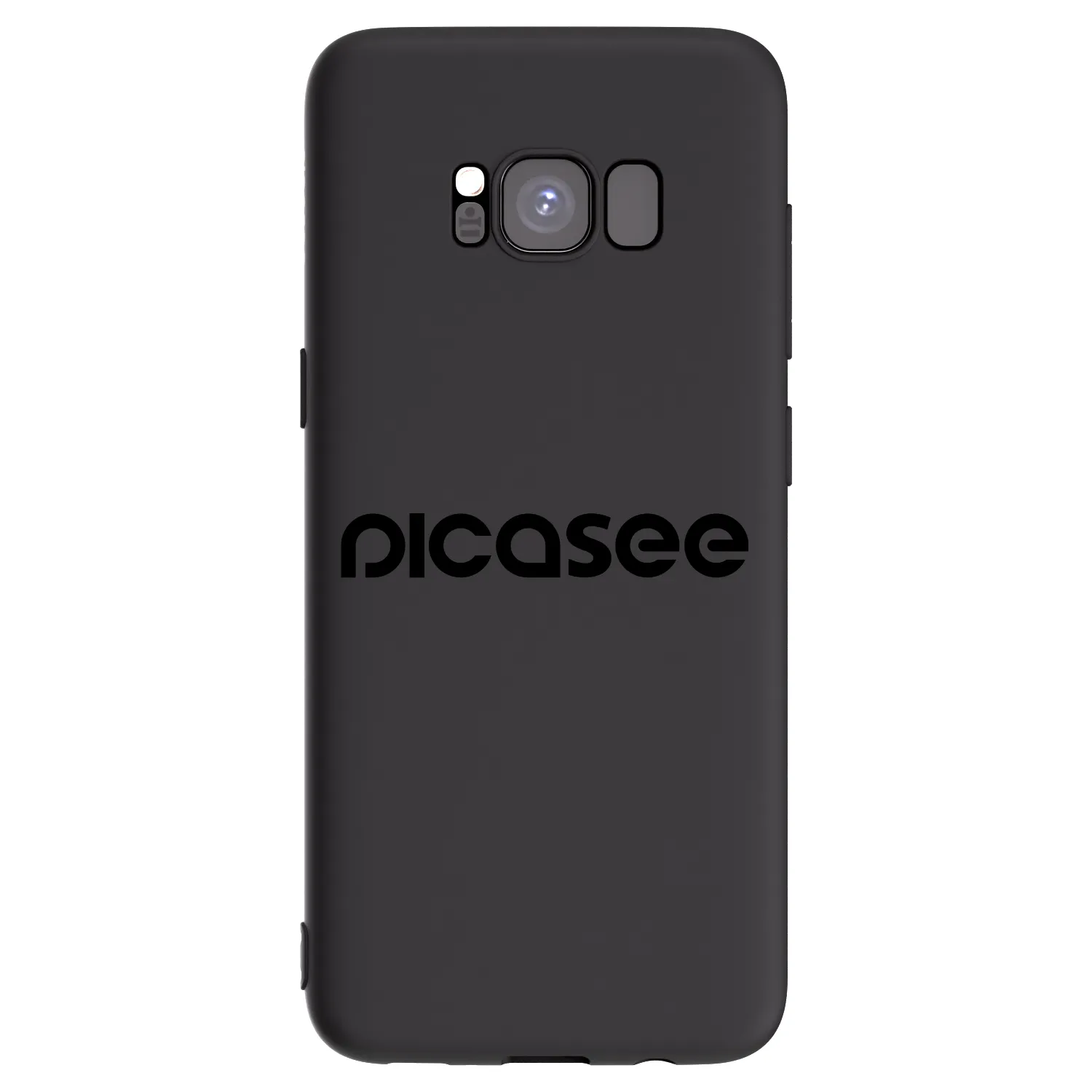 Picasee silikonowe czarne etui na Samsung Galaxy S8 G950F - Picasee - new logo - black