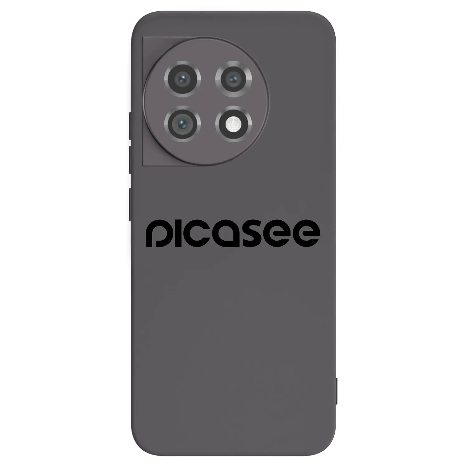 Picasee silikonowe czarne etui na OnePlus 11 5G - Picasee - new logo - black