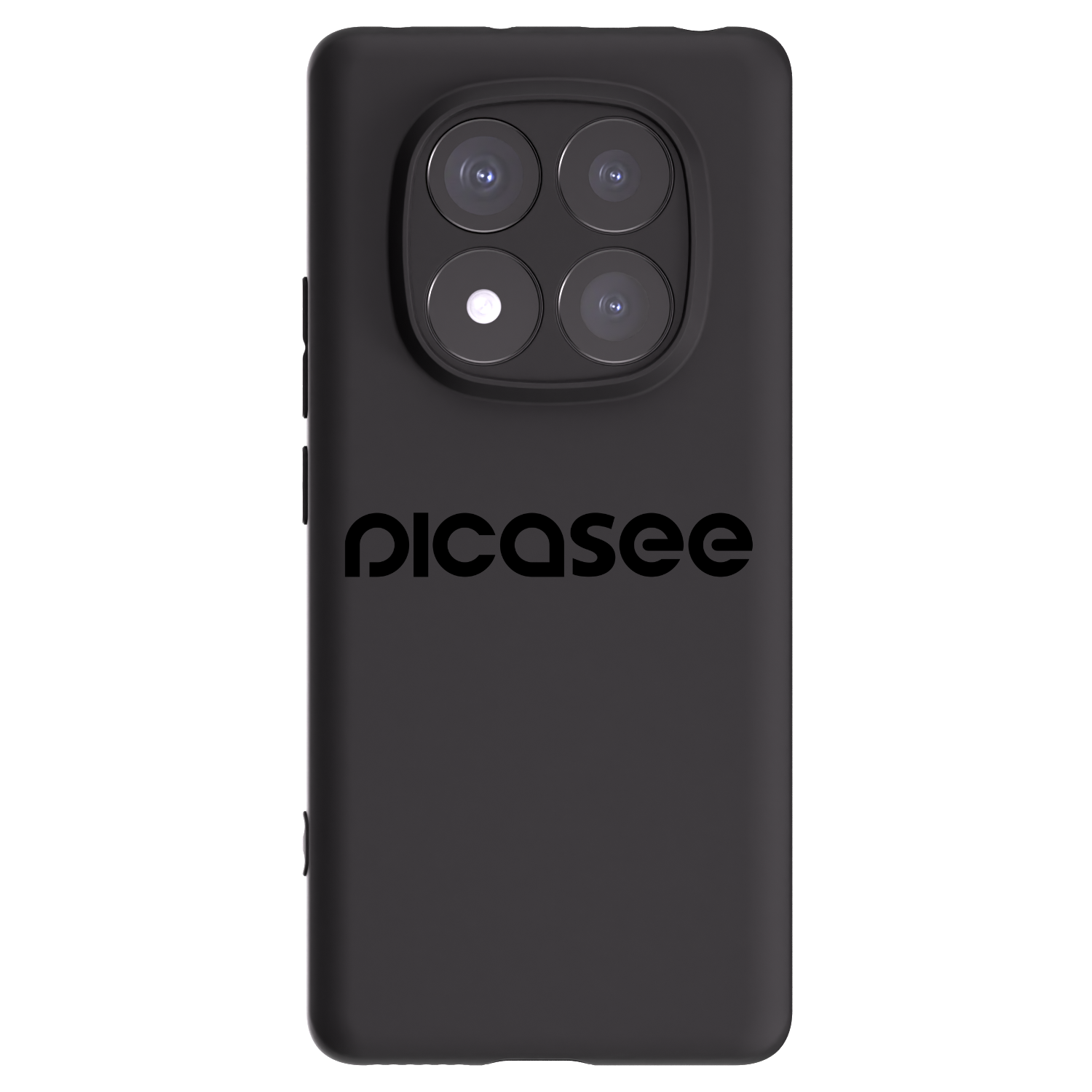 Picasee silikonowe czarne etui na Xiaomi Redmi Note 14 Pro+ 5G - Picasee - new logo - black