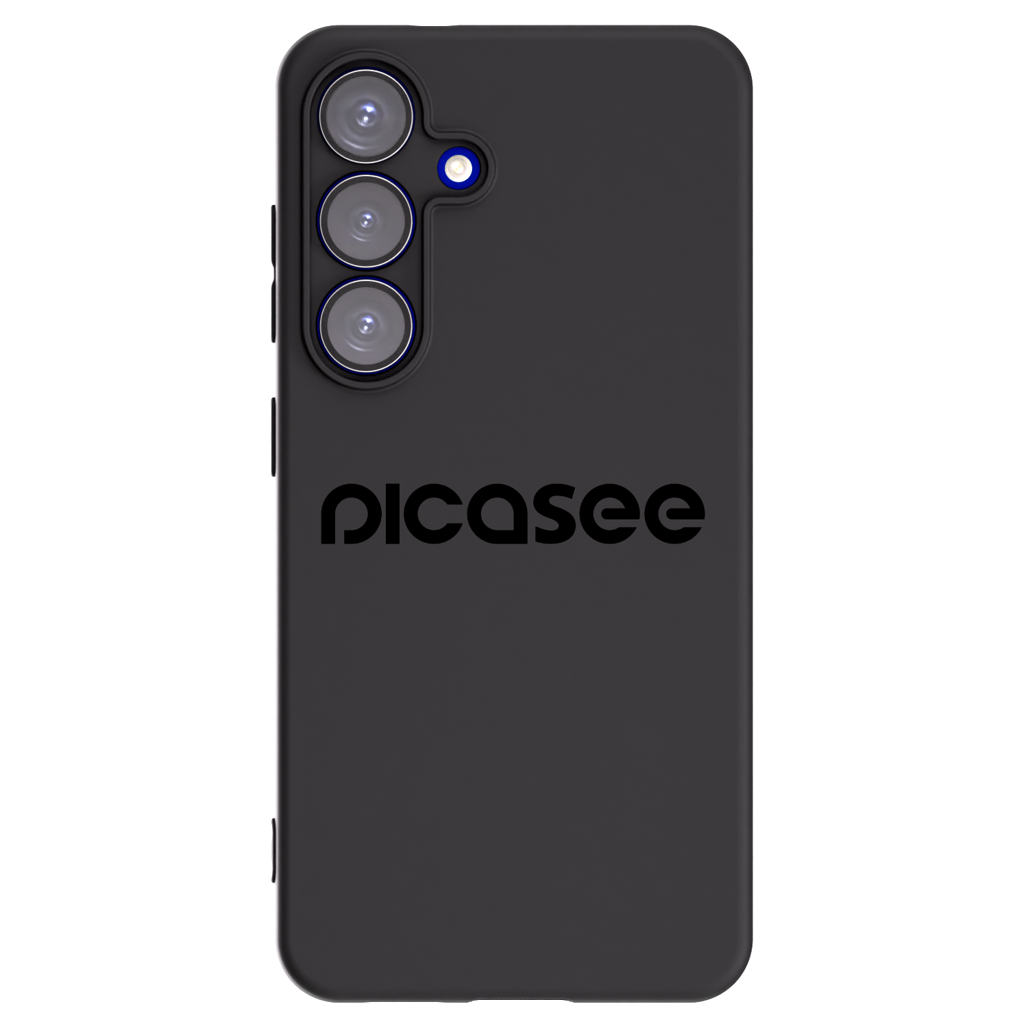 Picasee silikonowe czarne etui na Samsung Galaxy S25 5G - Picasee - new logo - black