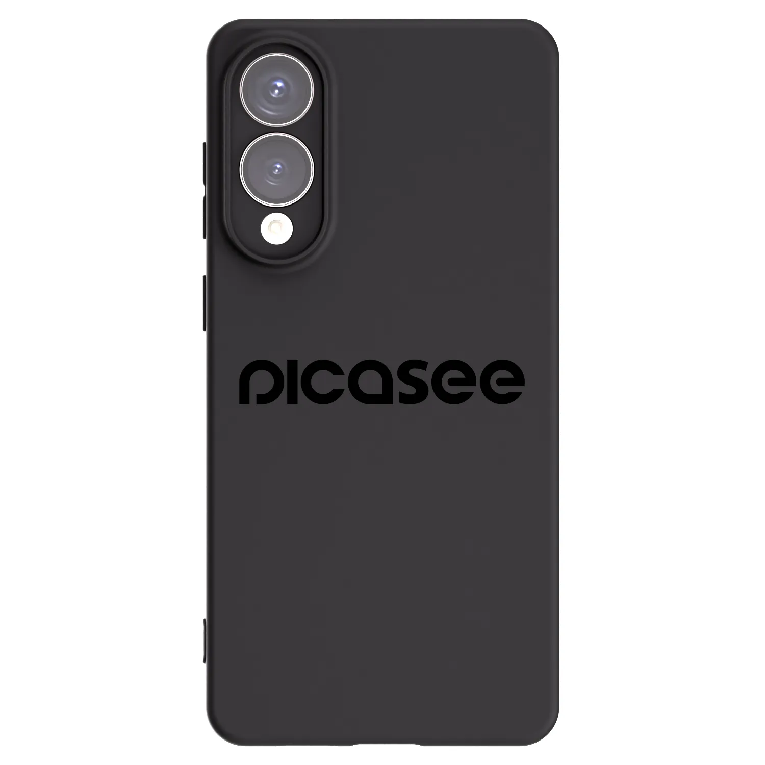 Picasee silikonowe czarne etui na Samsung Galaxy S25 Edge 5G - Picasee - new logo - black